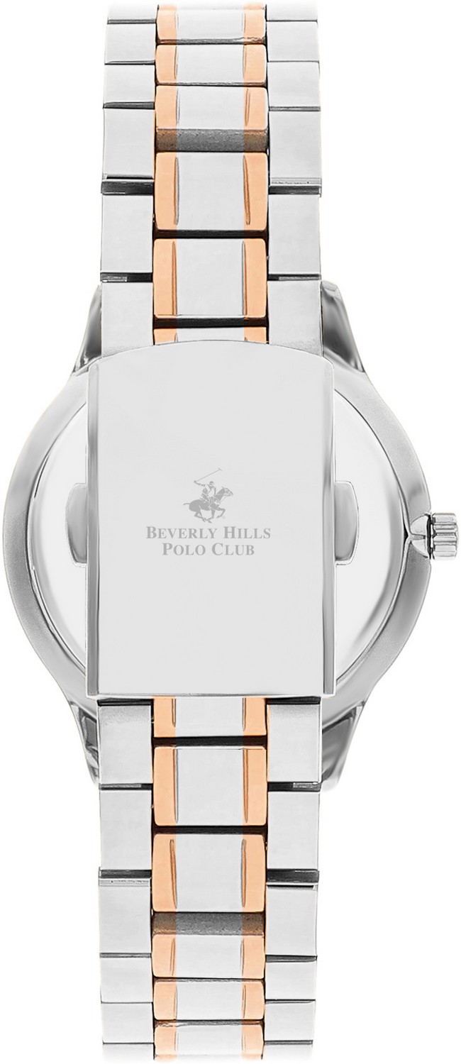 BEVERLY HILLS POLO CLUB  Женские часы, кварцевый механизм, сталь, 35 мм