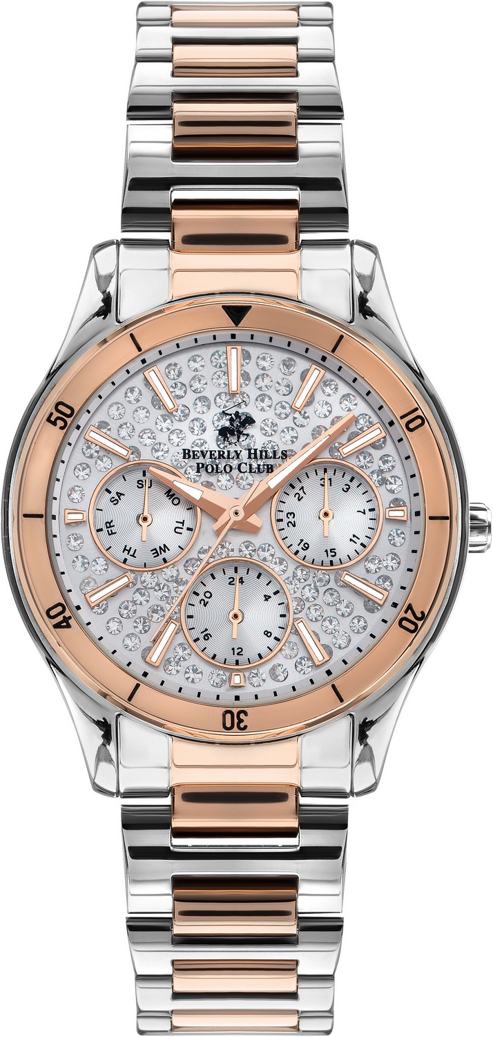 Часы BEVERLY HILLS POLO CLUB  BP3350X.530 Женские часы, кварцевый механизм, сталь с покрытием, 36 мм