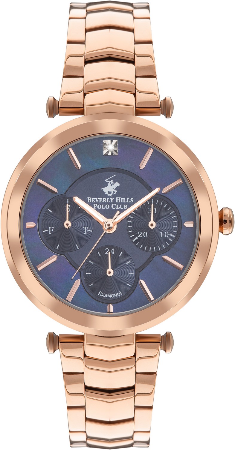 Часы BEVERLY HILLS POLO CLUB  BP3352X.490 Женские часы, кварцевый механизм, сталь с покрытием, 34,5 мм