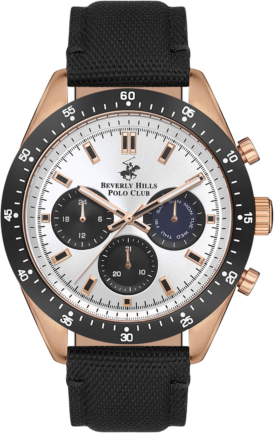 Часы BEVERLY HILLS POLO CLUB  BP3359X.431 Мужские часы, кварцевый механизм, сталь с покрытием, 46 мм