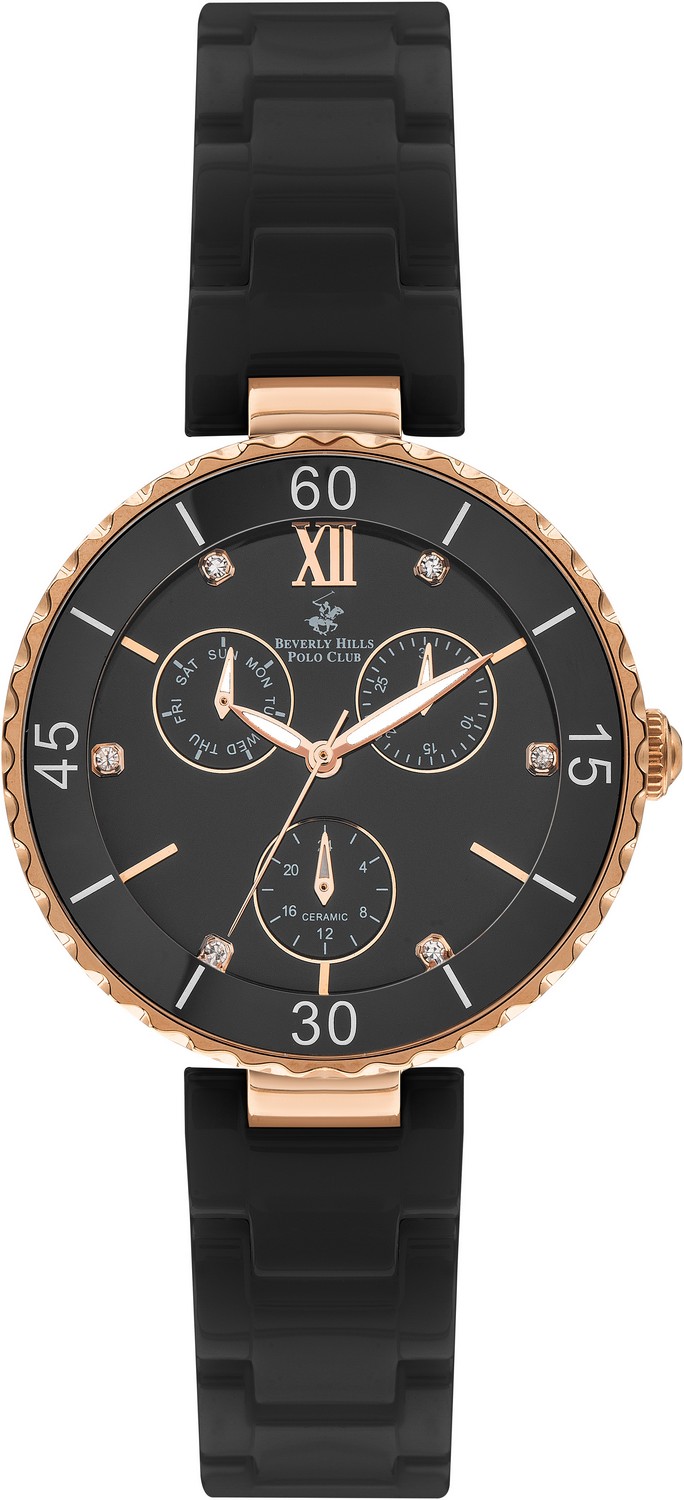 Часы BEVERLY HILLS POLO CLUB  BP3364X.451 Женские часы, кварцевый механизм, керамика, 38 мм