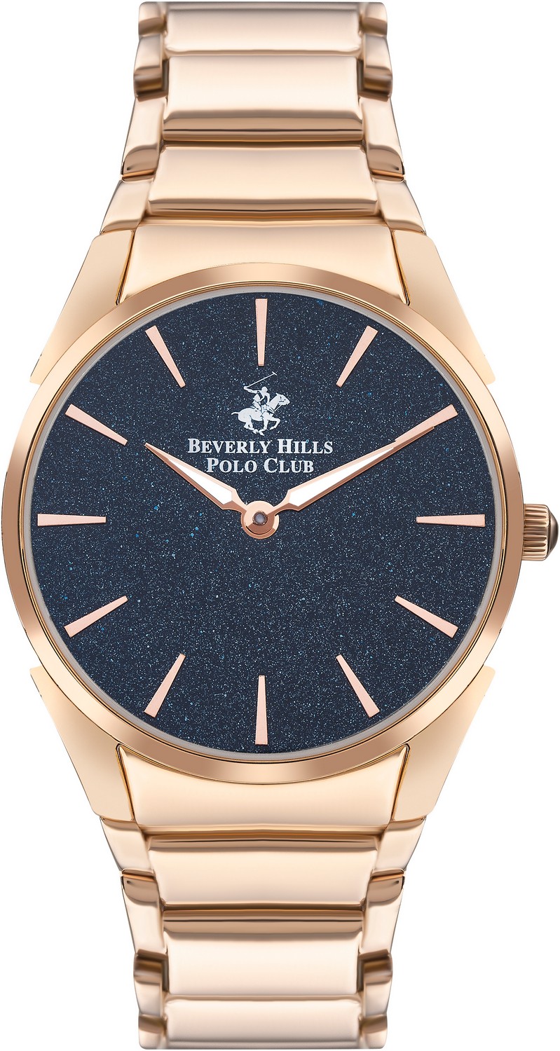 BEVERLY HILLS POLO CLUB  Женские часы, кварцевый механизм, суперметалл с покрытием, 36 мм