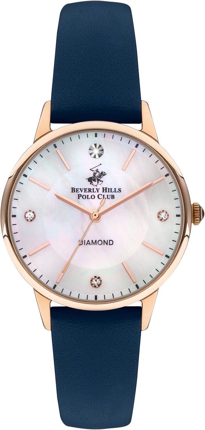BEVERLY HILLS POLO CLUB  Женские часы, кварцевый механизм, суперметалл с покрытием, 33 мм