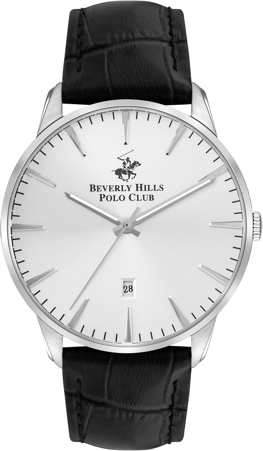 BEVERLY HILLS POLO CLUB  Мужские часы, кварцевый механизм, сталь, 43 мм