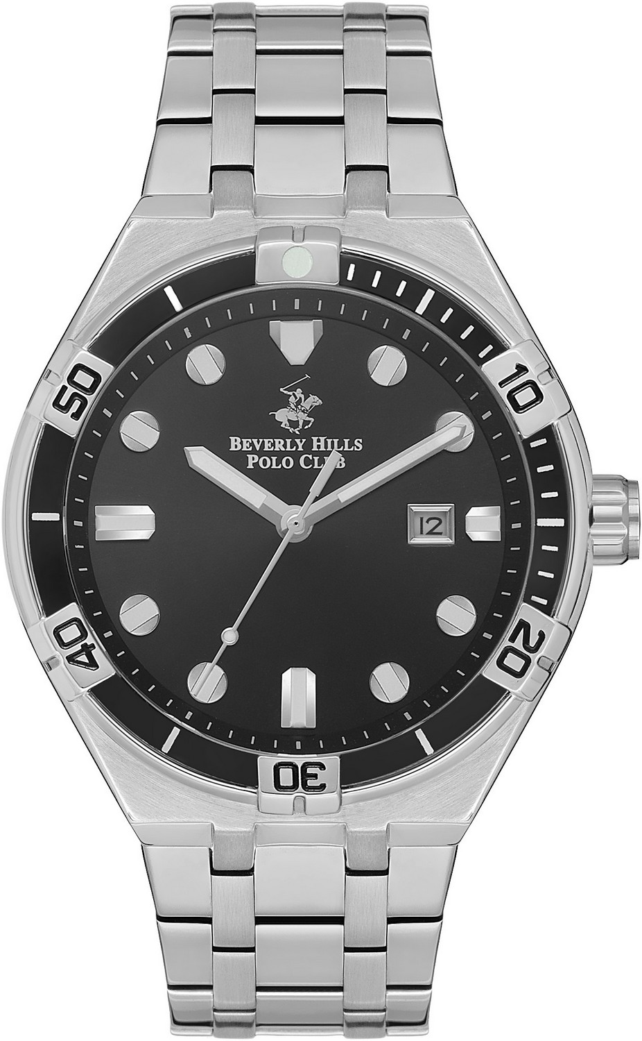 Часы BEVERLY HILLS POLO CLUB  BP3404X.350 Мужские часы, кварцевый механизм, сталь, 45 мм