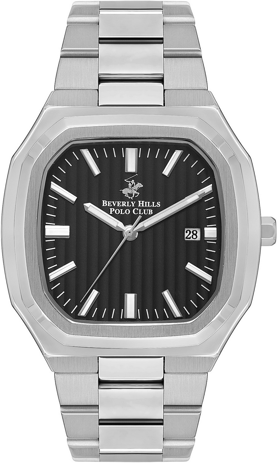 Часы BEVERLY HILLS POLO CLUB  BP3547X.350 Мужские часы, кварцевый механизм, сталь, 43х47 мм