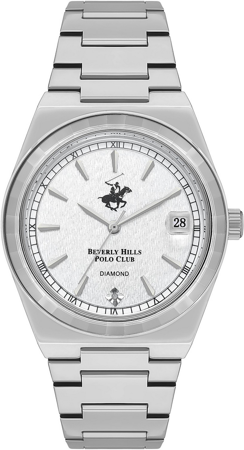 BEVERLY HILLS POLO CLUB  Женские часы, кварцевый механизм, суперметалл, 36 мм
