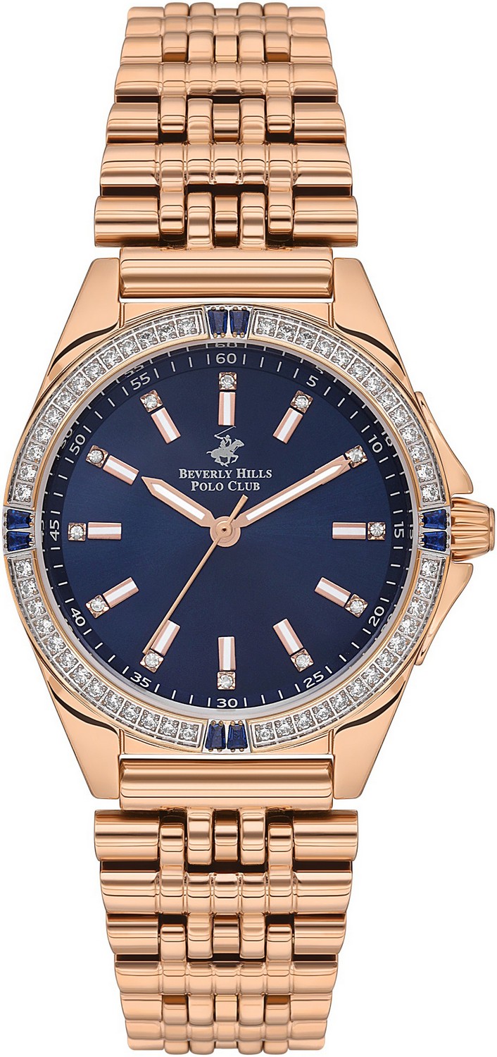 Часы BEVERLY HILLS POLO CLUB  BP3587C.490 Женские часы, кварцевый механизм, суперметалл с покрытием, 34 мм