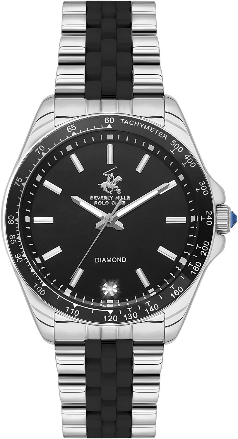 BEVERLY HILLS POLO CLUB   часы, кварцевый механизм, 36 мм