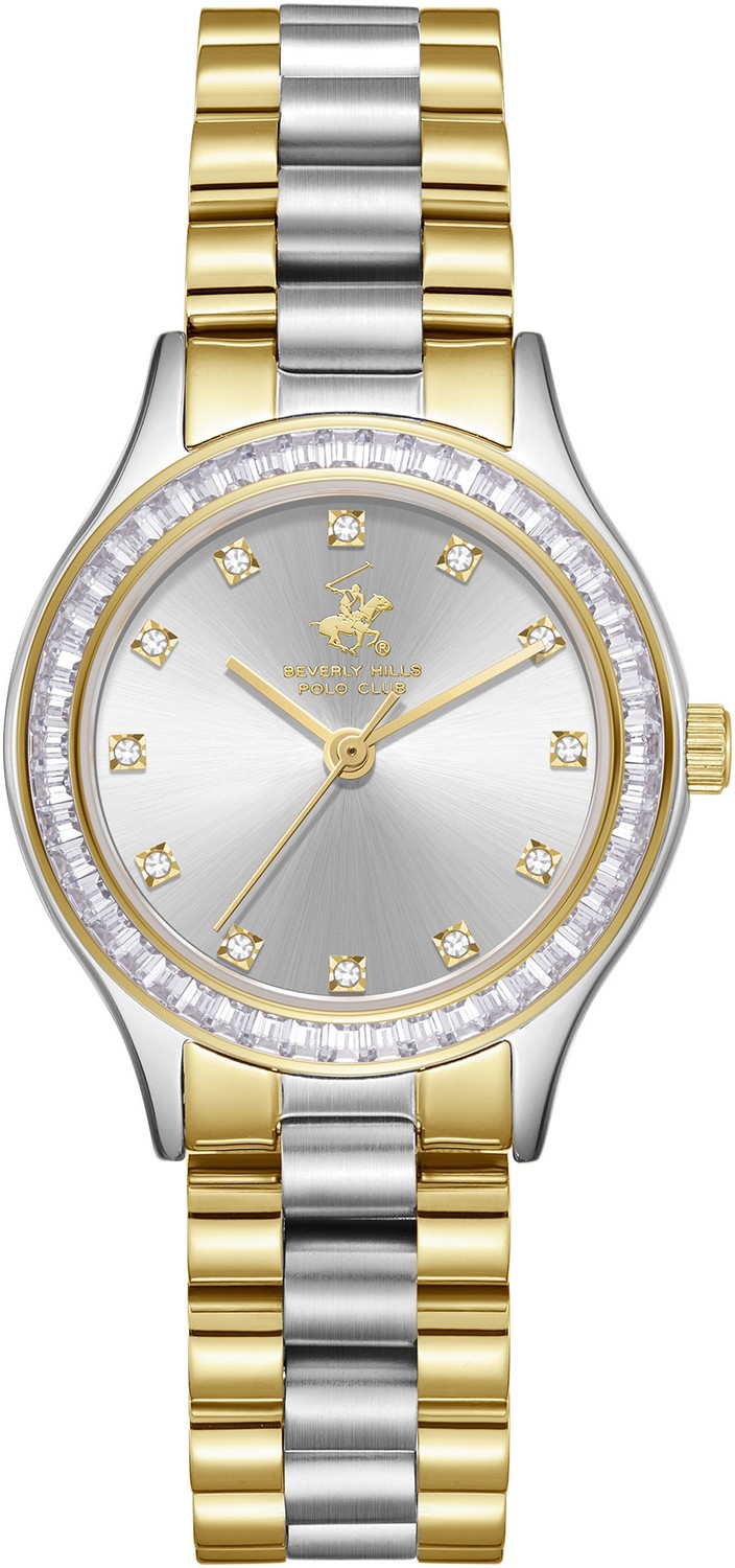 BEVERLY HILLS POLO CLUB  Женские часы, кварцевый механизм, суперметалл с покрытием, 30 мм