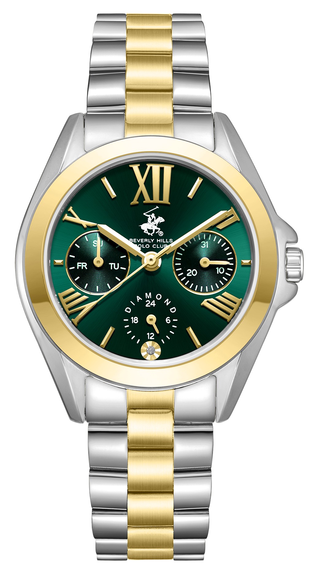 BEVERLY HILLS POLO CLUB   часы, кварцевый механизм, 33 мм