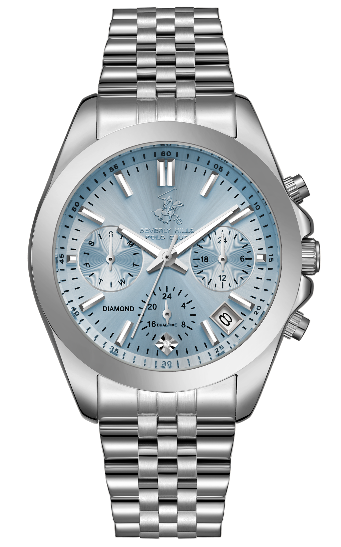 Часы BEVERLY HILLS POLO CLUB  BP3656C.300  часы, кварцевый механизм, суперметалл, 35 мм