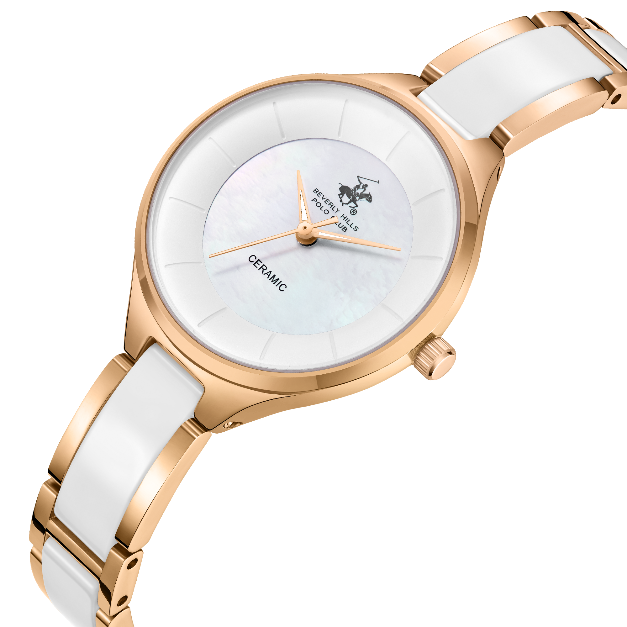 BEVERLY HILLS POLO CLUB  Женские часы, кварцевый механизм, суперметалл, 30 мм