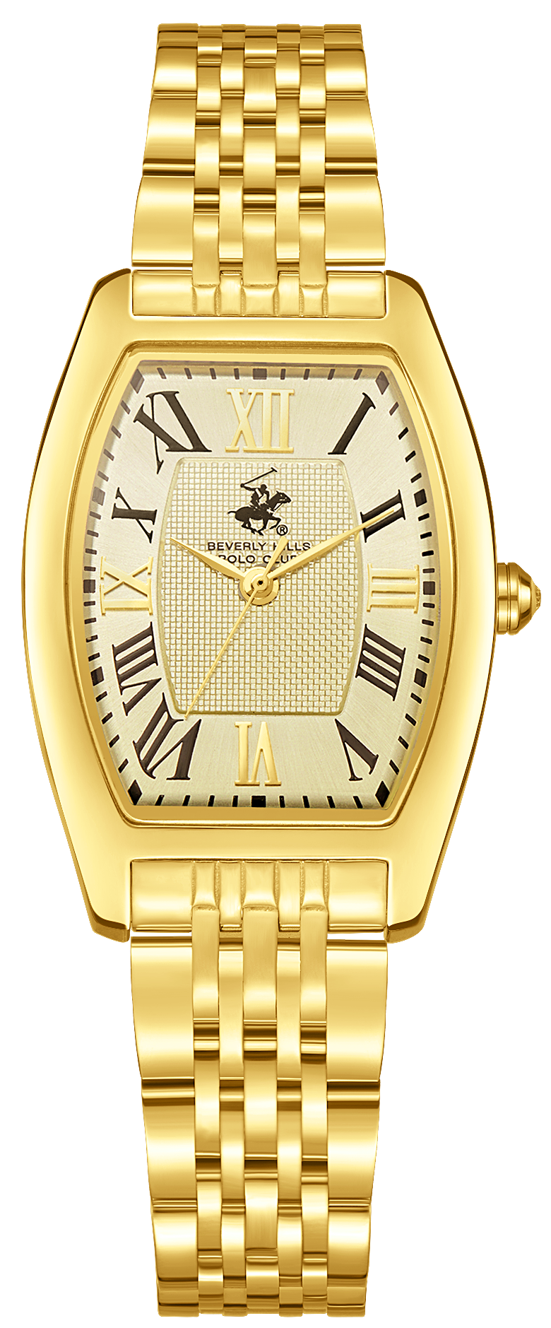 BEVERLY HILLS POLO CLUB  Женские часы, кварцевый механизм, сталь с покрытием, 26 мм