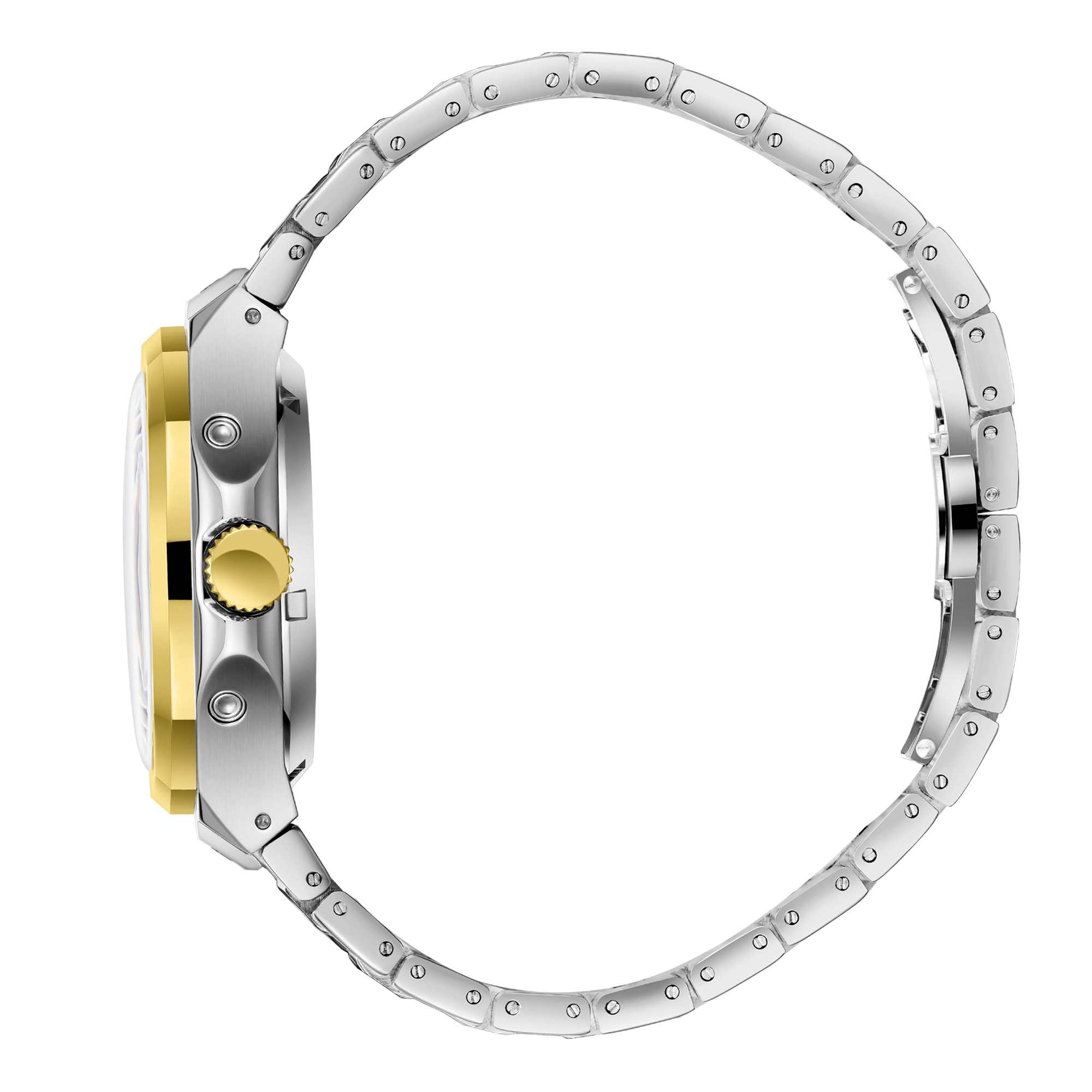 BEVERLY HILLS POLO CLUB  Мужские часы, автоматический механизм, сталь с покрытием, 45,5 мм