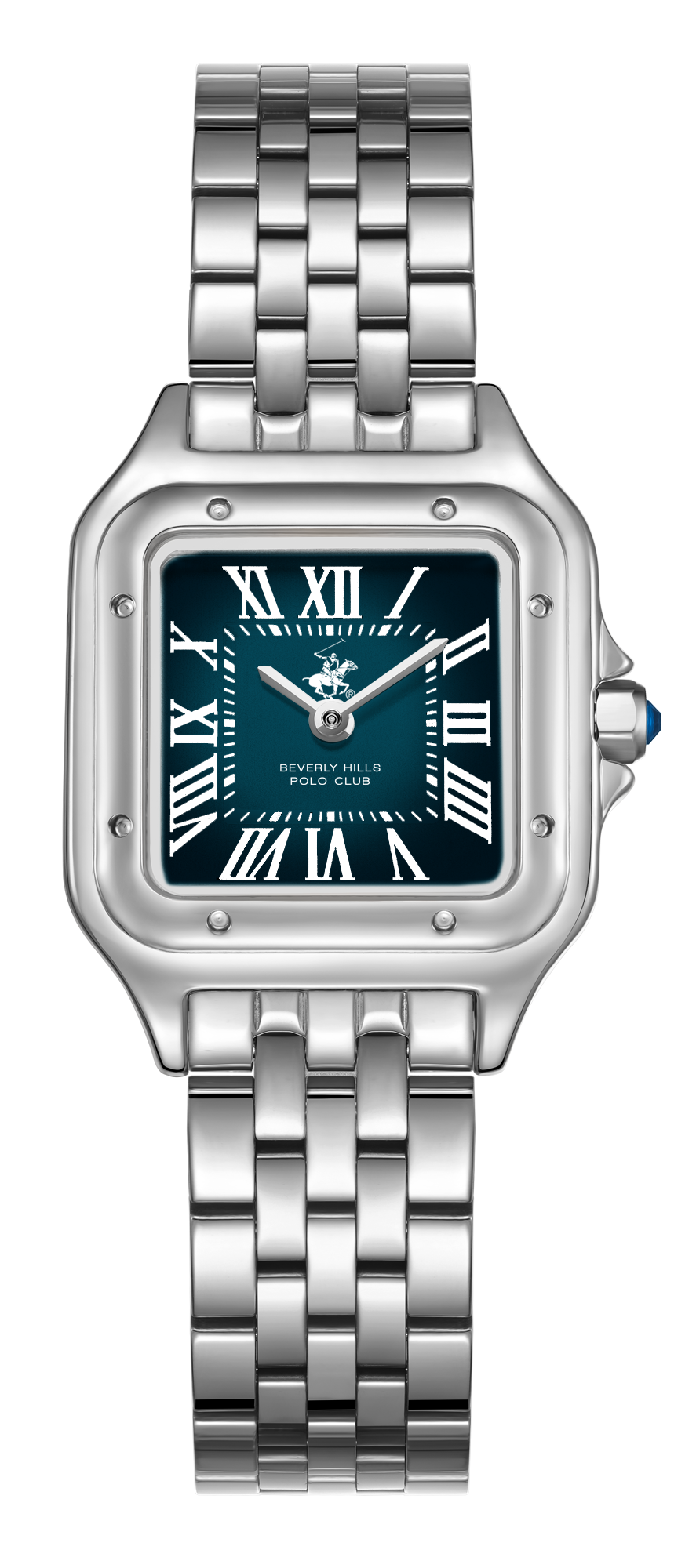 BEVERLY HILLS POLO CLUB   часы, кварцевый механизм, суперметалл, 27х35 мм