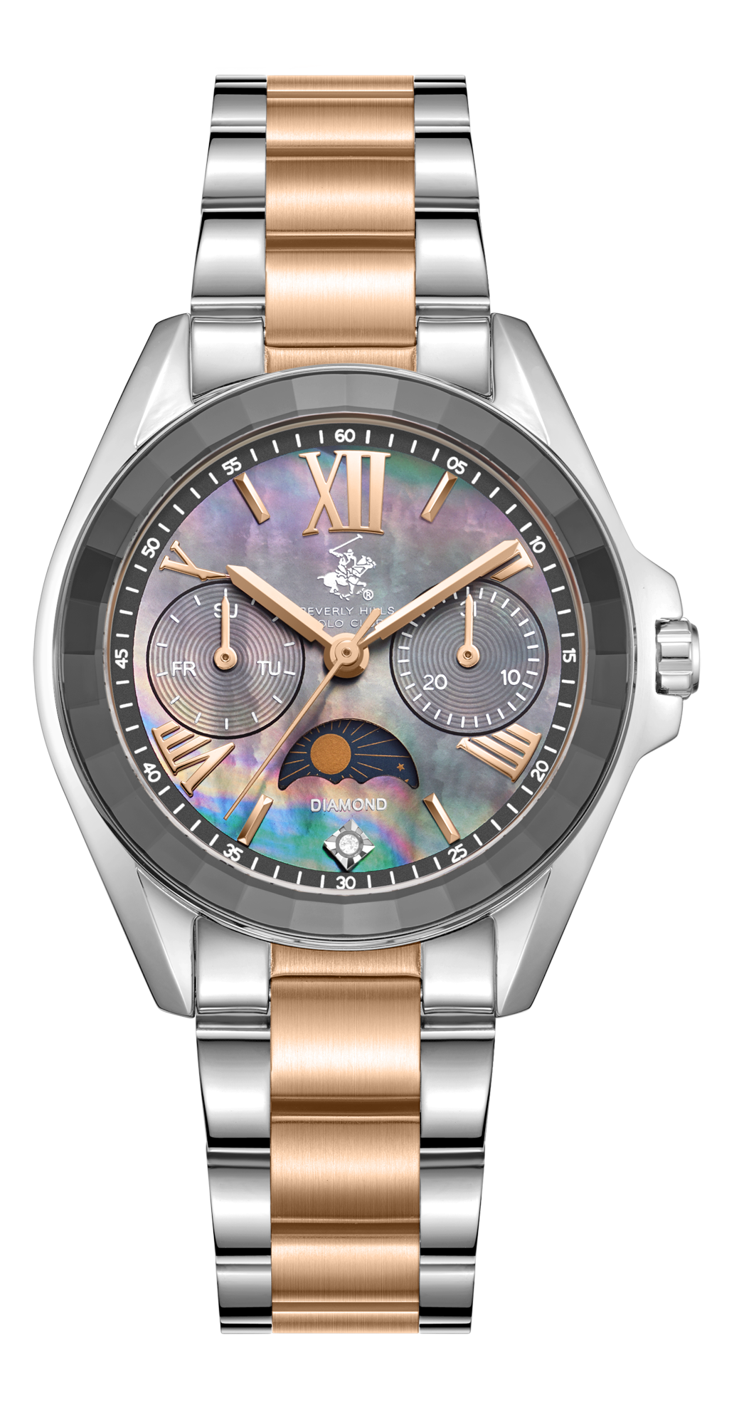 Часы BEVERLY HILLS POLO CLUB  BP3763X.560 Женские часы, кварцевый механизм, сталь с покрытием, 33 мм