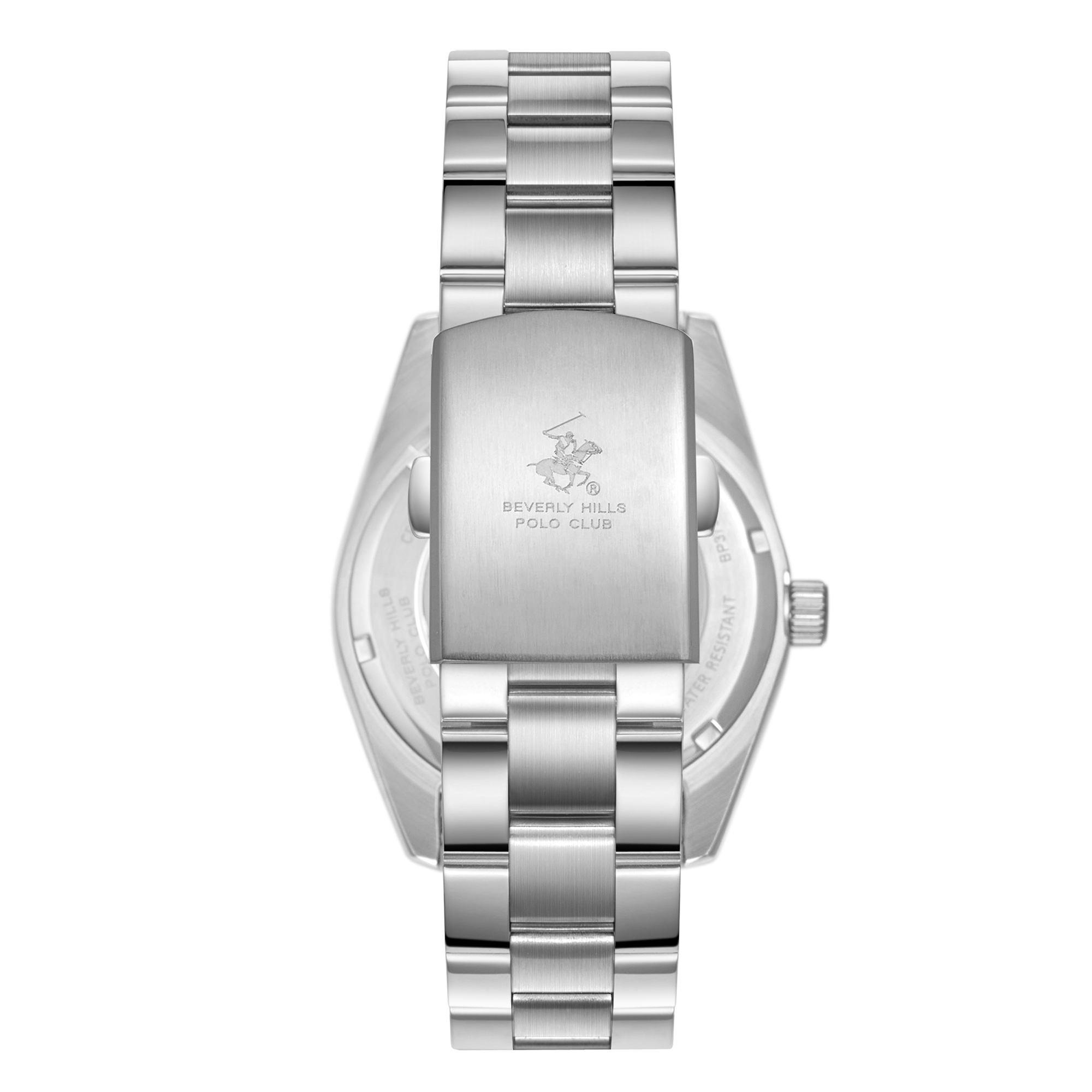 BEVERLY HILLS POLO CLUB  Мужские часы, кварцевый механизм, сталь, 41 мм