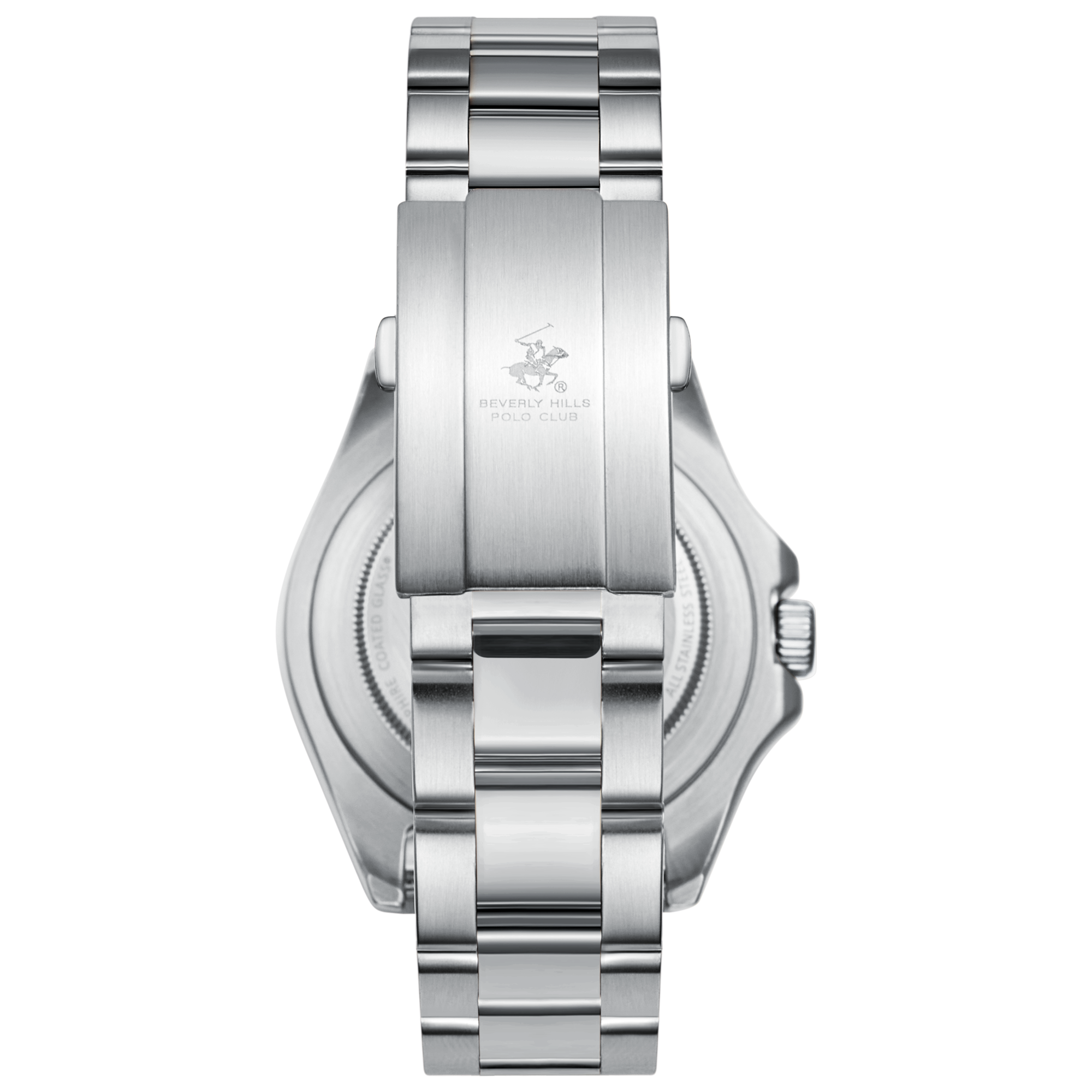 BEVERLY HILLS POLO CLUB  Мужские часы, кварцевый механизм, сталь с покрытием, 40,5 мм