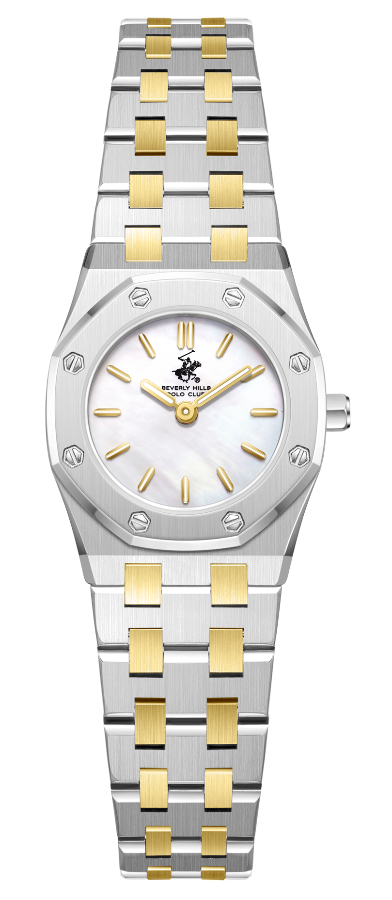 BEVERLY HILLS POLO CLUB  Женские часы, кварцевый механизм, сталь, 23 мм
