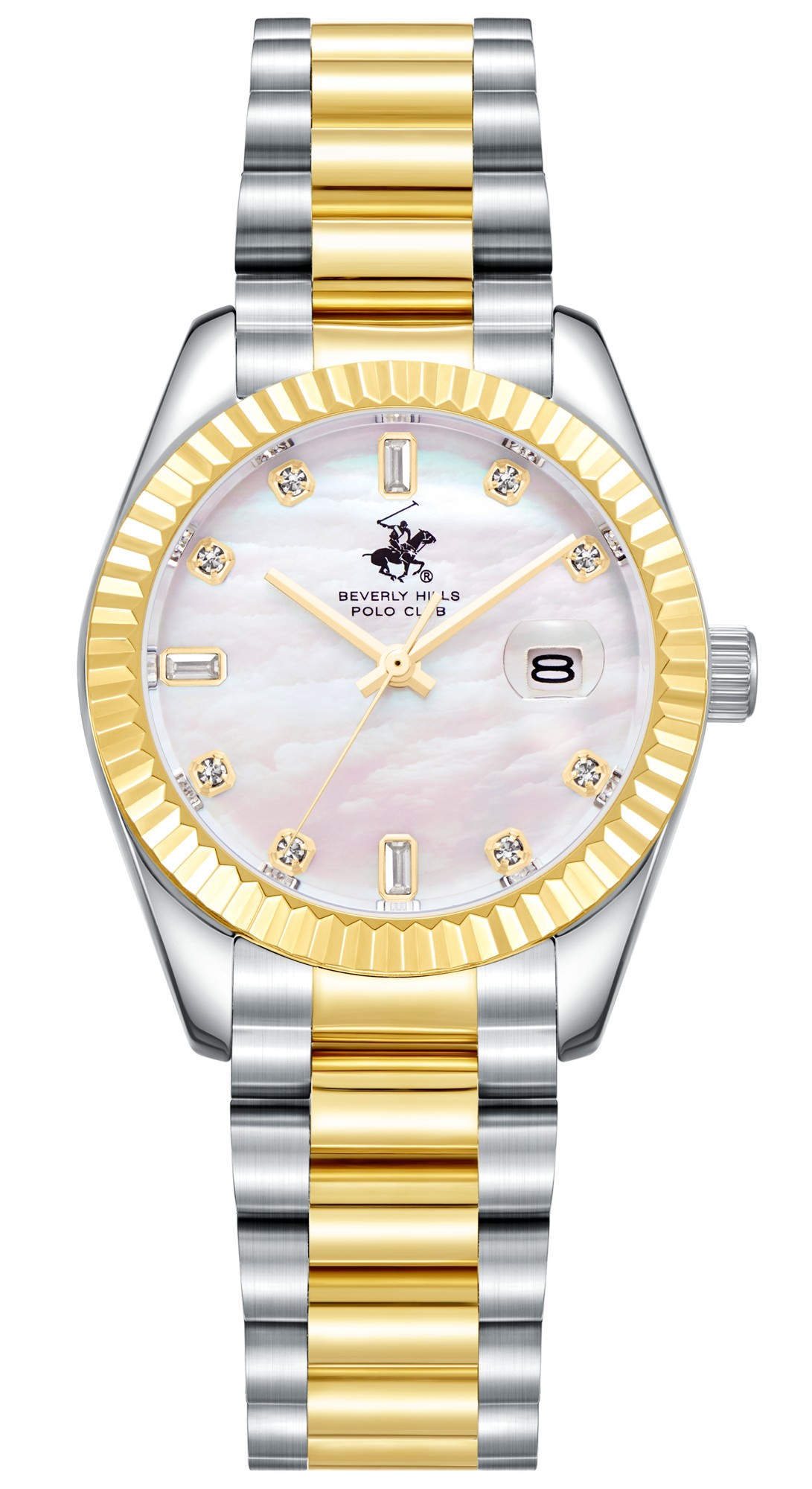 Часы BEVERLY HILLS POLO CLUB  BP3801X.220  часы, кварцевый механизм, сталь с покрытием, 32 мм