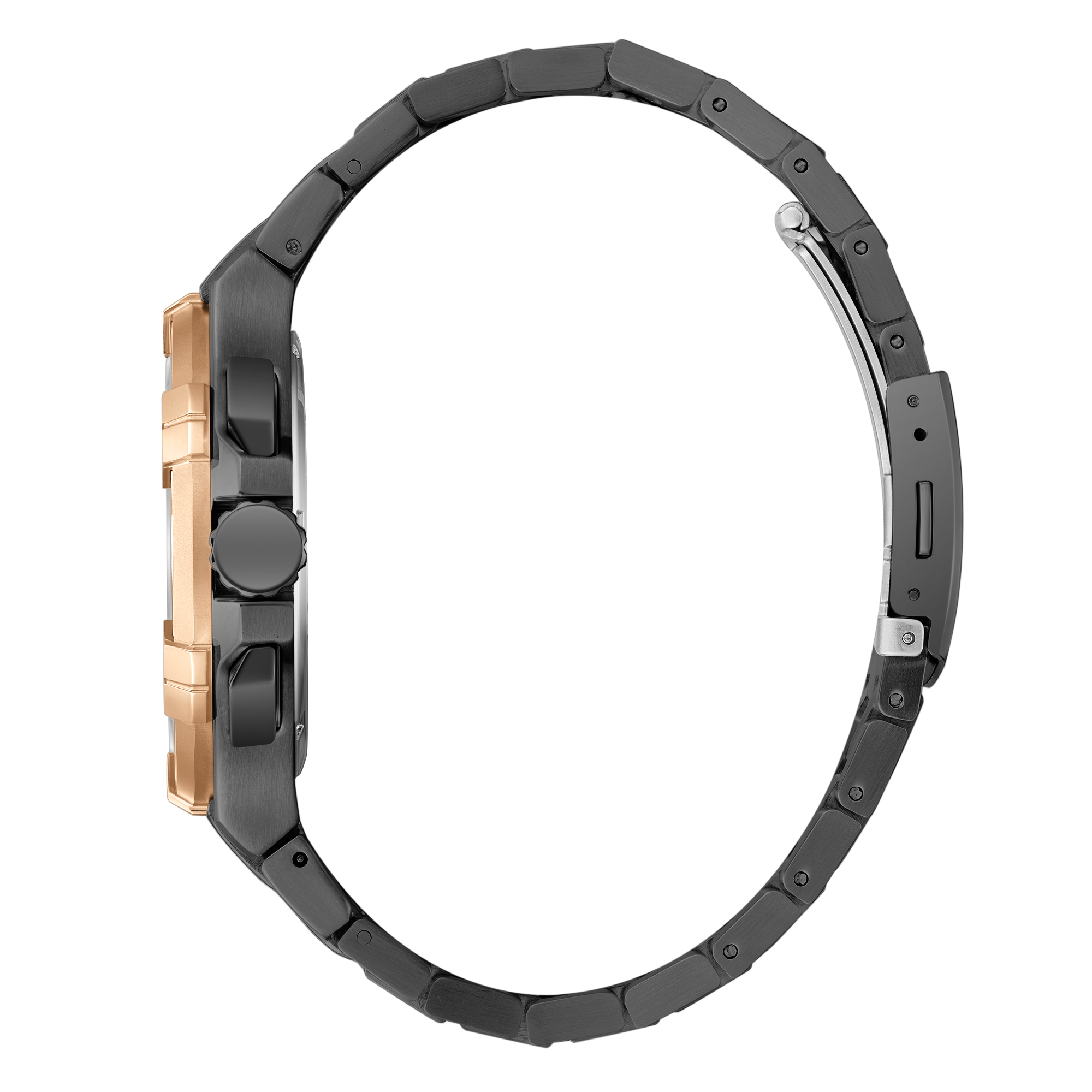 BEVERLY HILLS POLO CLUB  Мужские часы, кварцевый механизм, сталь с покрытием, 44 мм