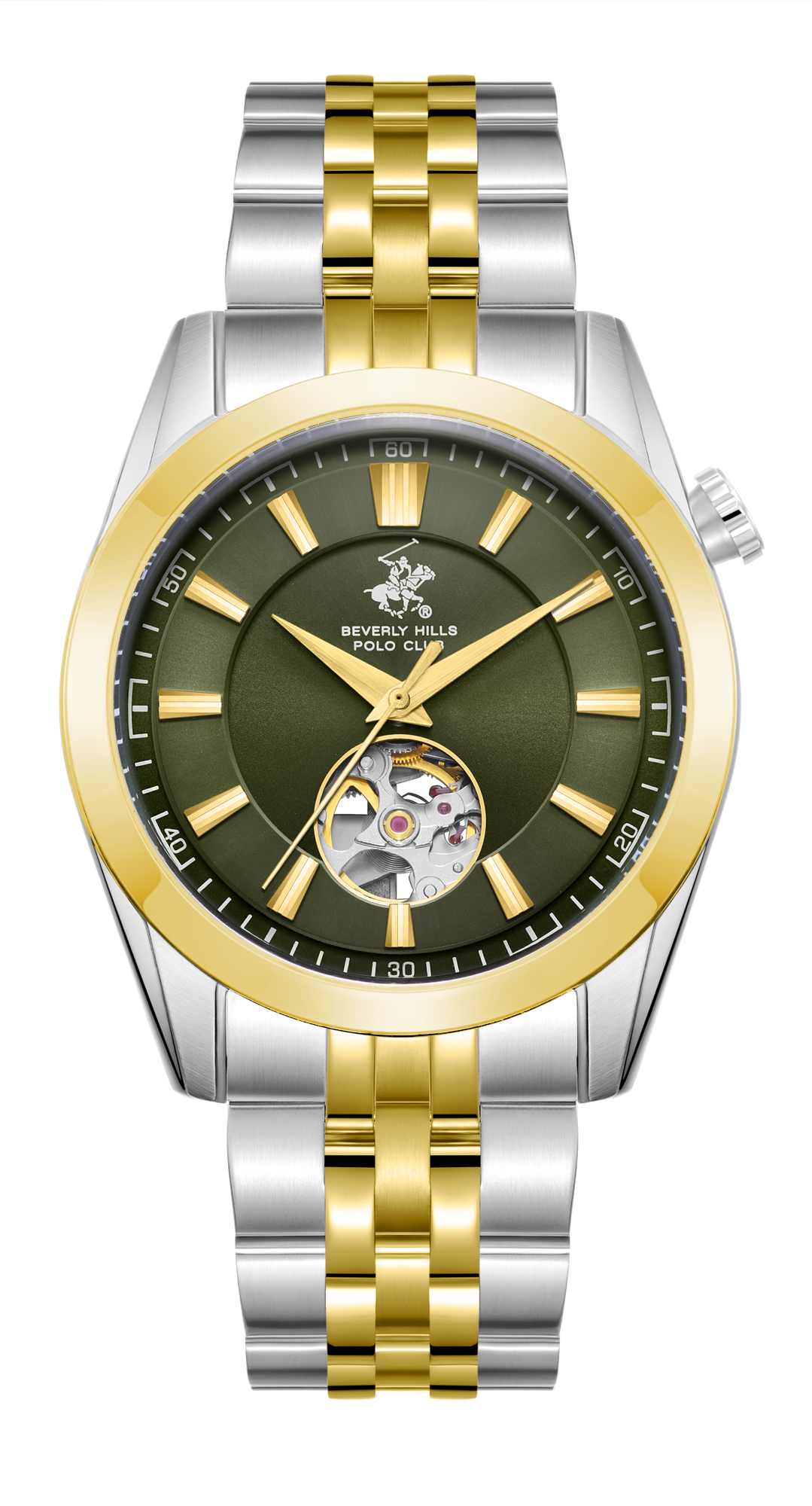 Часы BEVERLY HILLS POLO CLUB  BP3816X.170  часы, автоматический механизм, сталь, 42 мм
