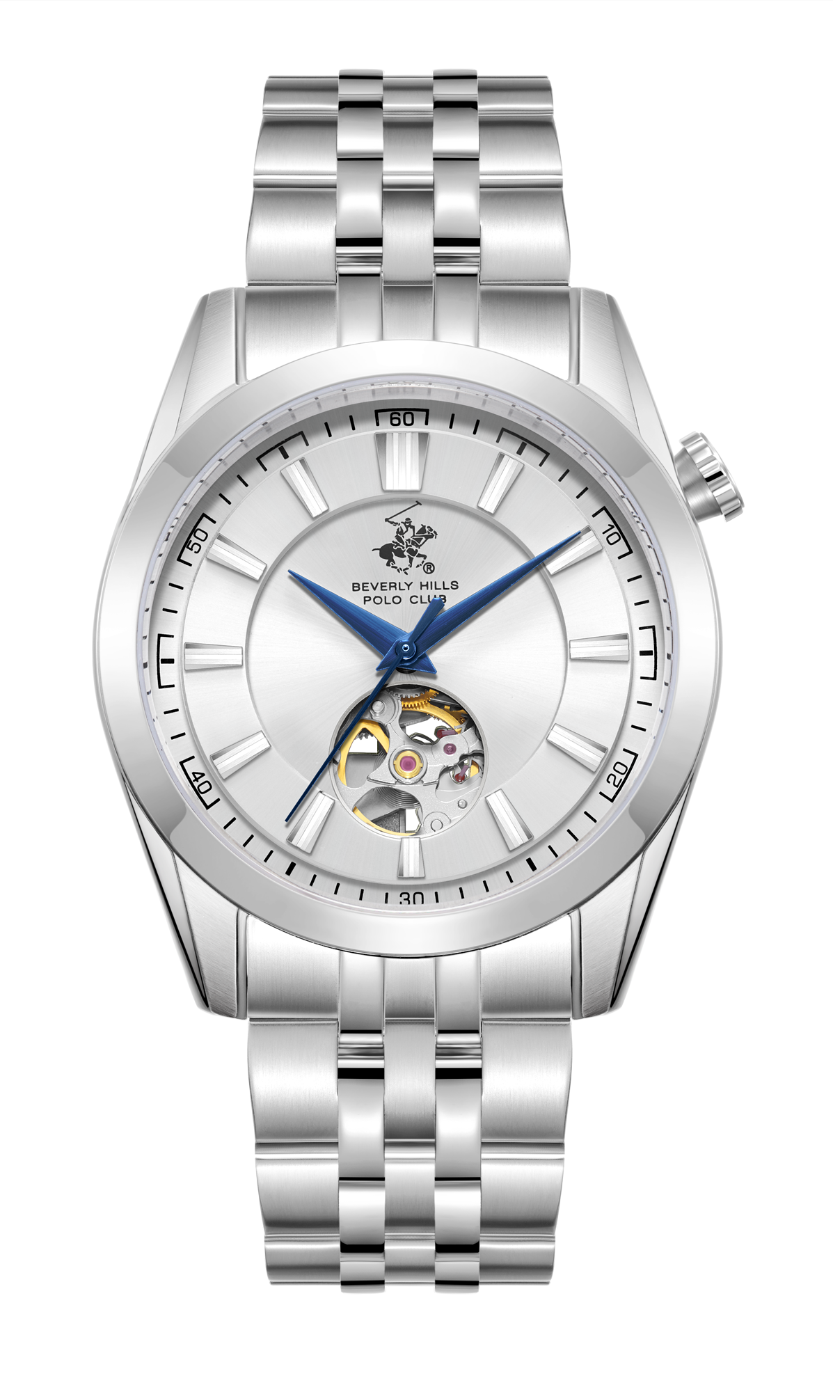 BEVERLY HILLS POLO CLUB   часы, автоматический механизм, 42 мм