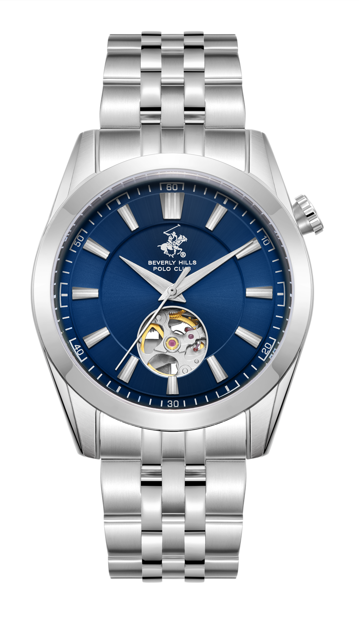 BEVERLY HILLS POLO CLUB   часы, автоматический механизм, 42 мм