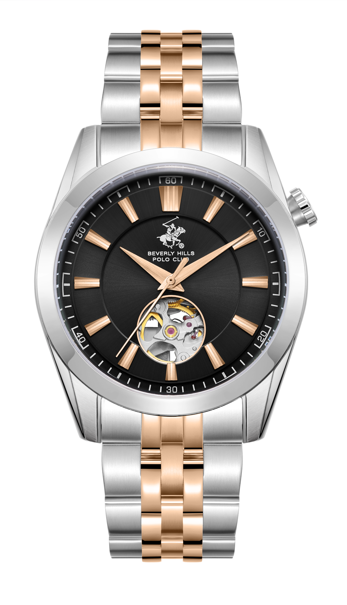 BEVERLY HILLS POLO CLUB   часы, автоматический механизм, 42 мм