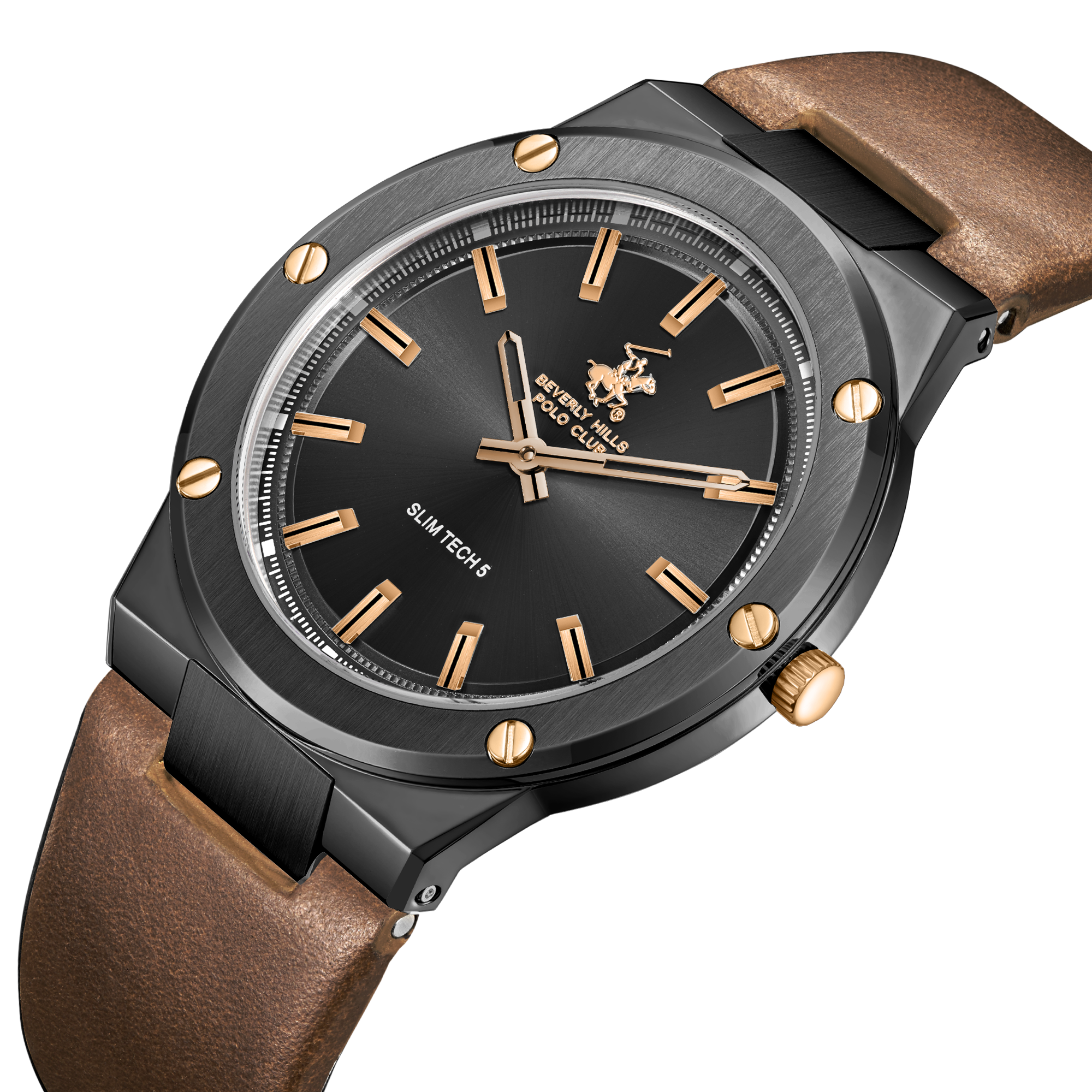 BEVERLY HILLS POLO CLUB   часы, кварцевый механизм, 41 мм