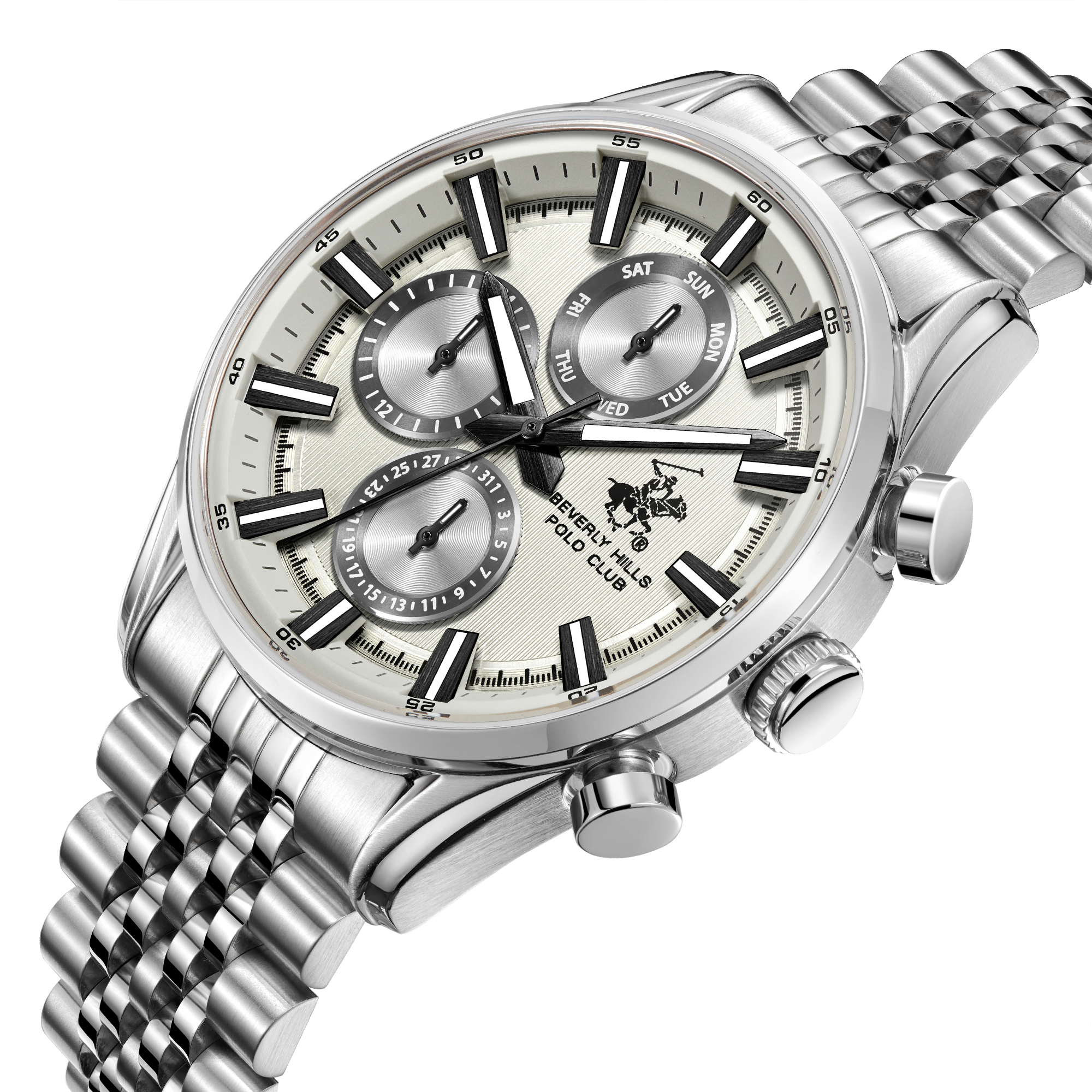 BEVERLY HILLS POLO CLUB   часы, кварцевый механизм, 42,5 мм