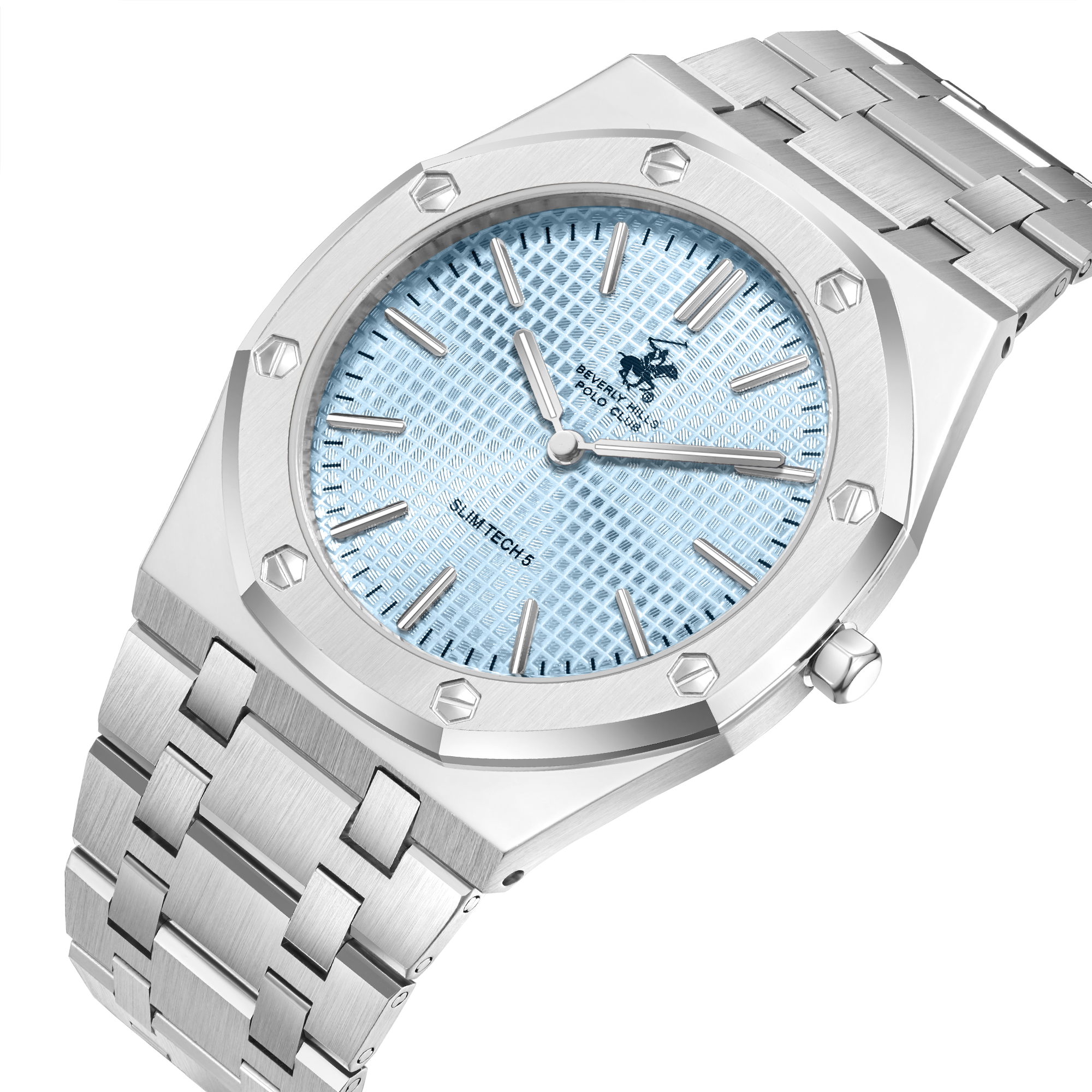 BEVERLY HILLS POLO CLUB   часы, кварцевый механизм, 39 мм