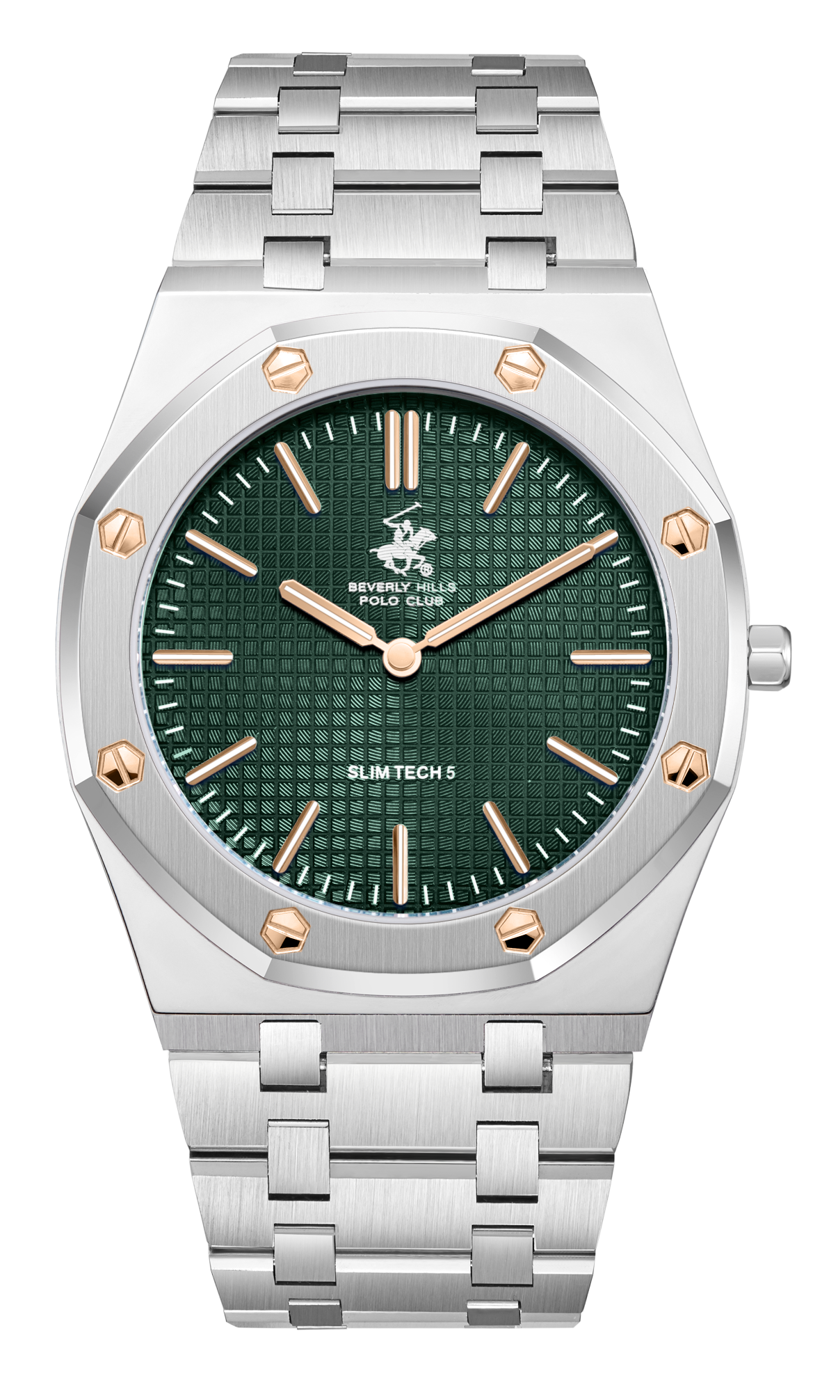 BEVERLY HILLS POLO CLUB   часы, кварцевый механизм, 39 мм