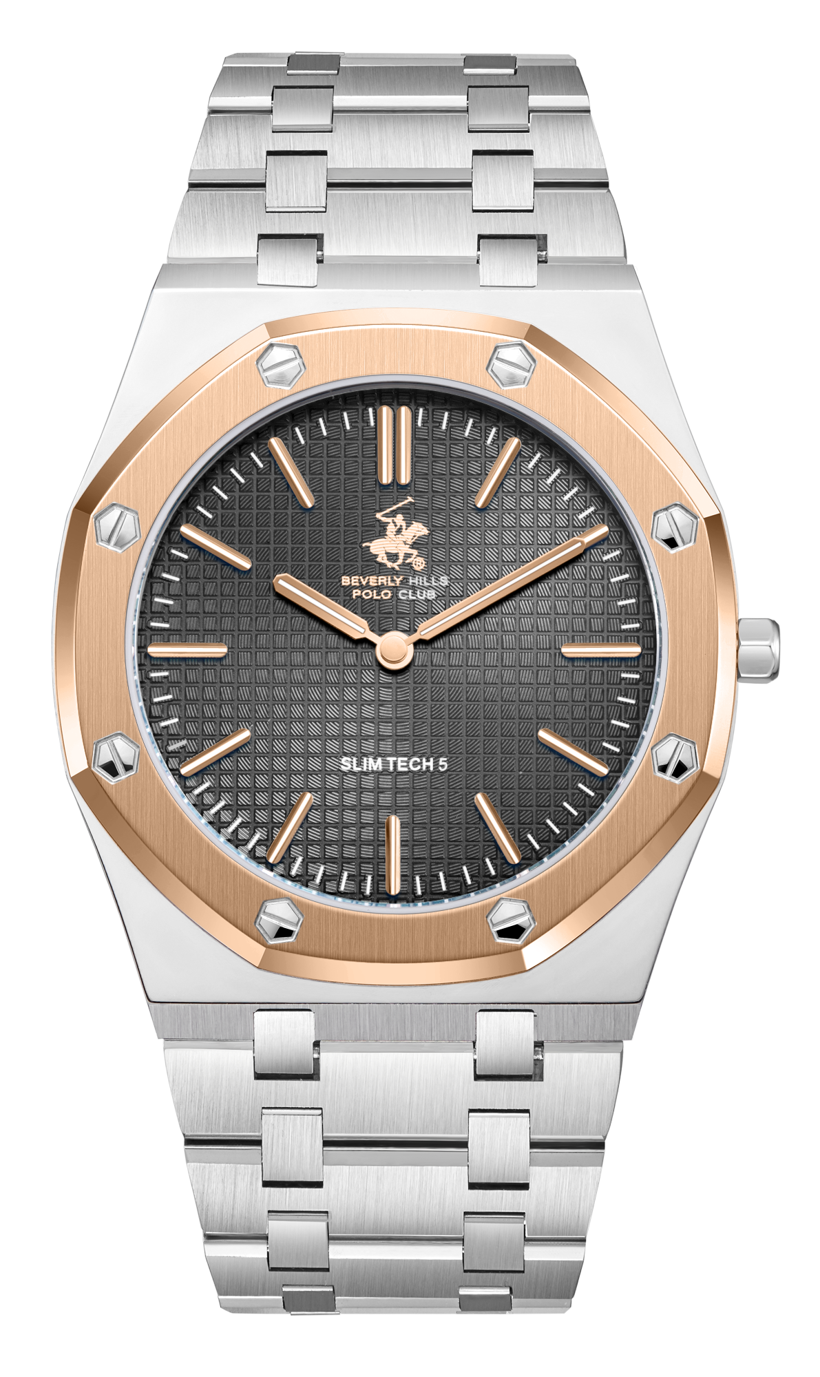 BEVERLY HILLS POLO CLUB   часы, кварцевый механизм, 39 мм