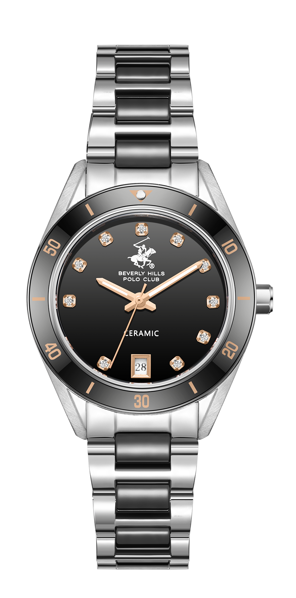 BEVERLY HILLS POLO CLUB   часы, кварцевый механизм, 33 мм