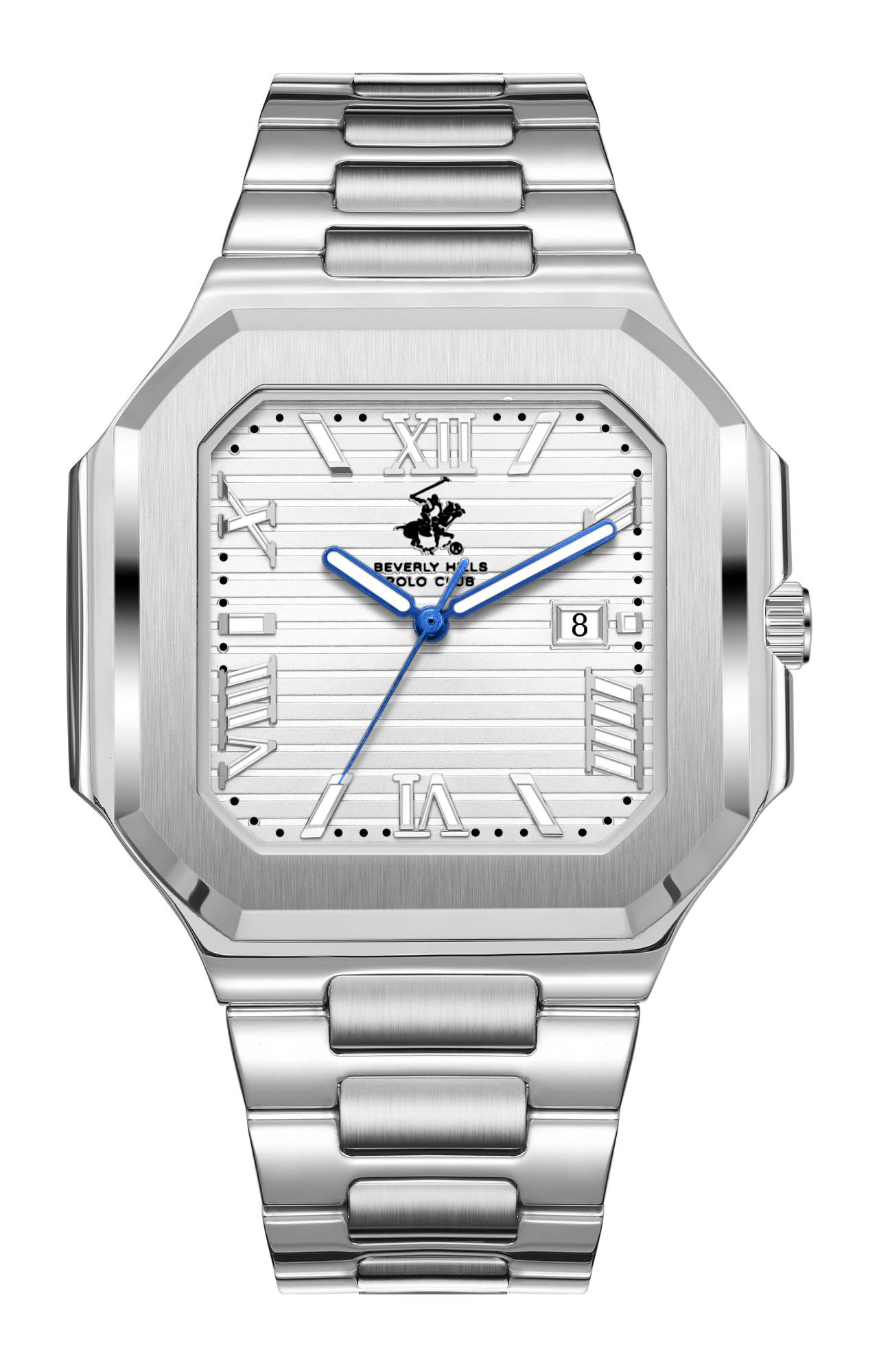 BEVERLY HILLS POLO CLUB   часы, кварцевый механизм, 45 мм