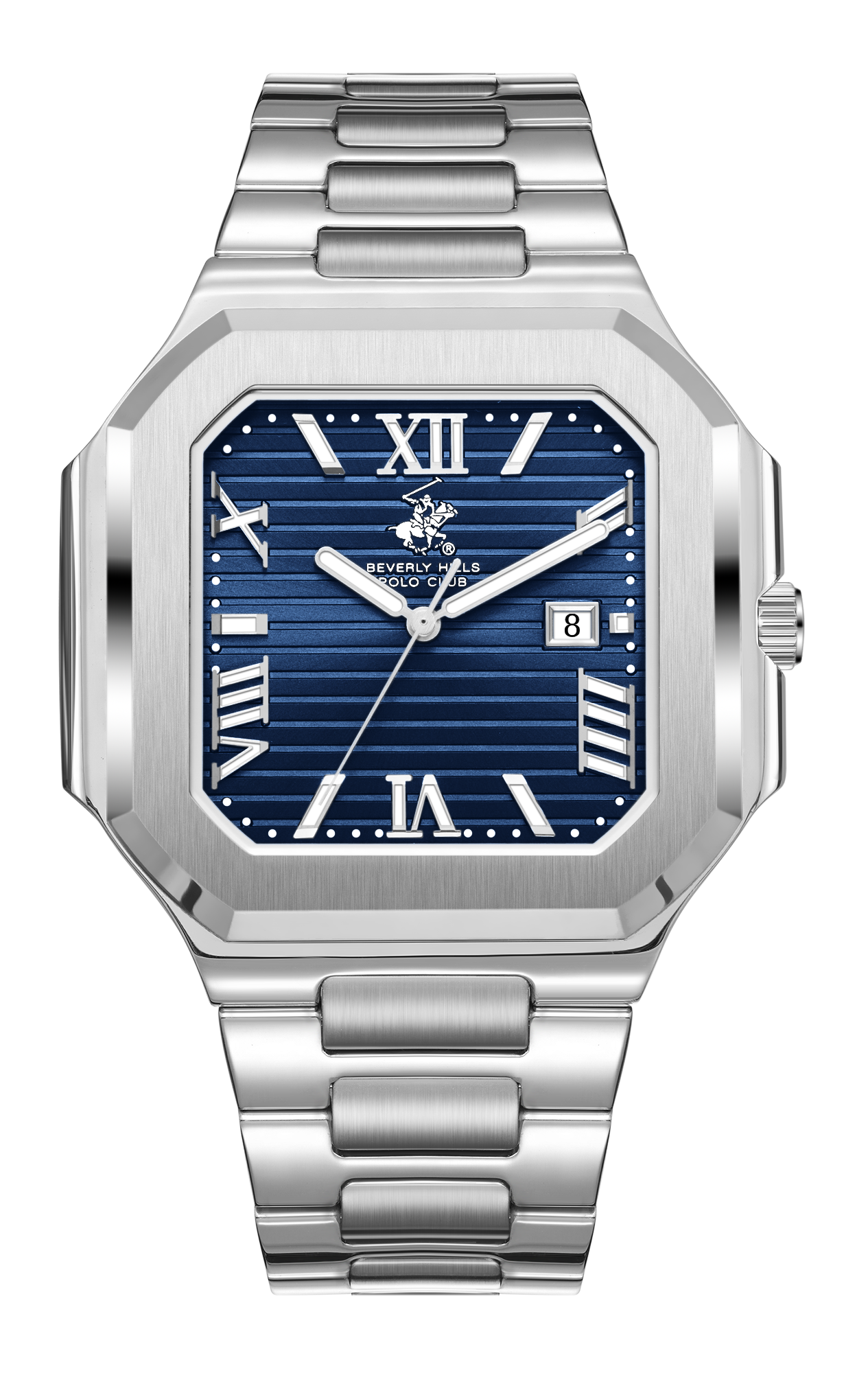 BEVERLY HILLS POLO CLUB   часы, кварцевый механизм, 45 мм