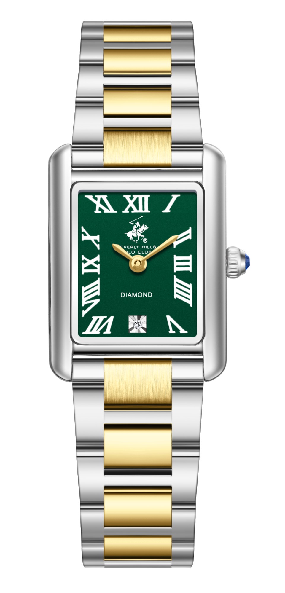 BEVERLY HILLS POLO CLUB   часы, кварцевый механизм, суперметалл, 22х29,5 мм