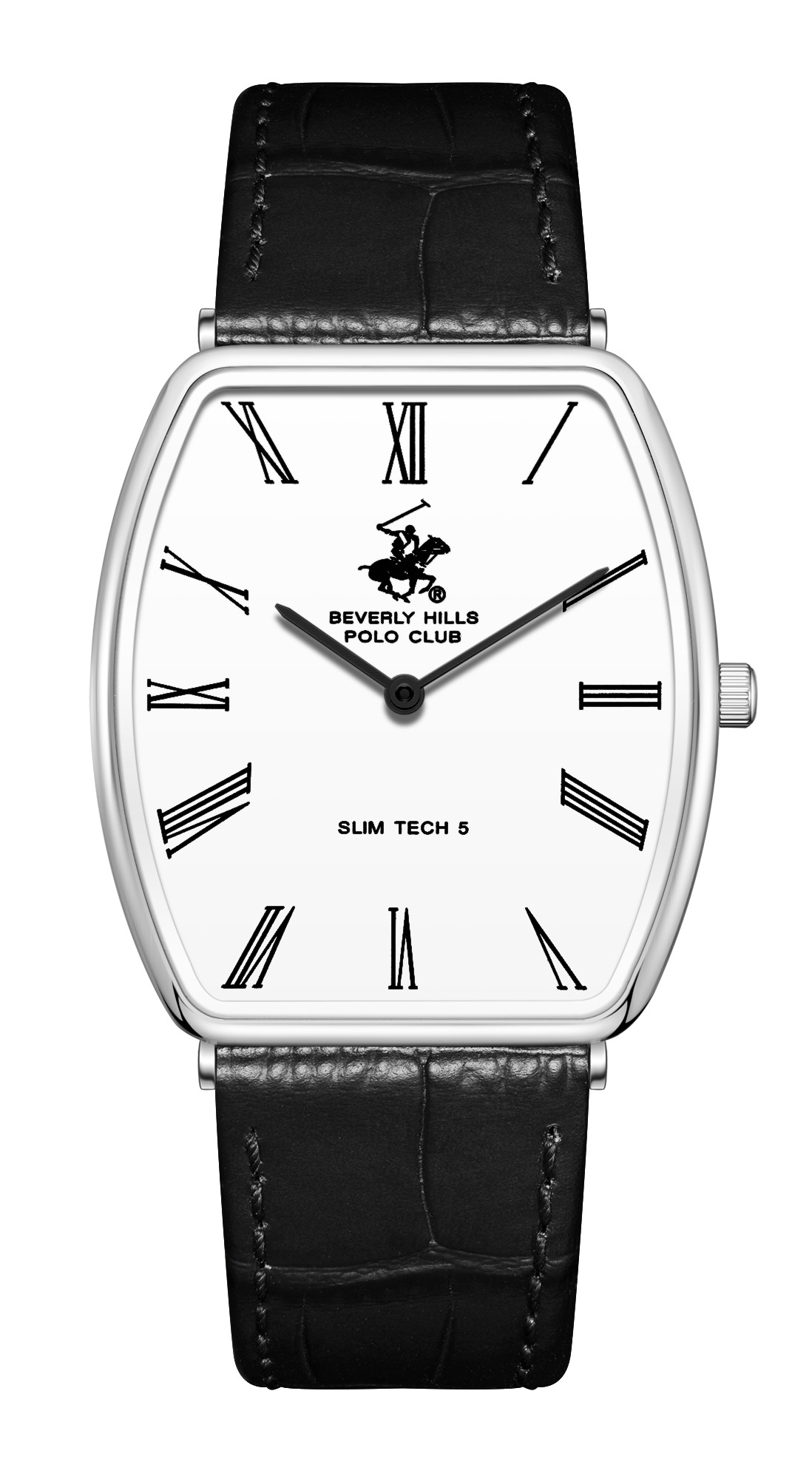 BEVERLY HILLS POLO CLUB   часы, кварцевый механизм, сталь, 34х45,75 мм