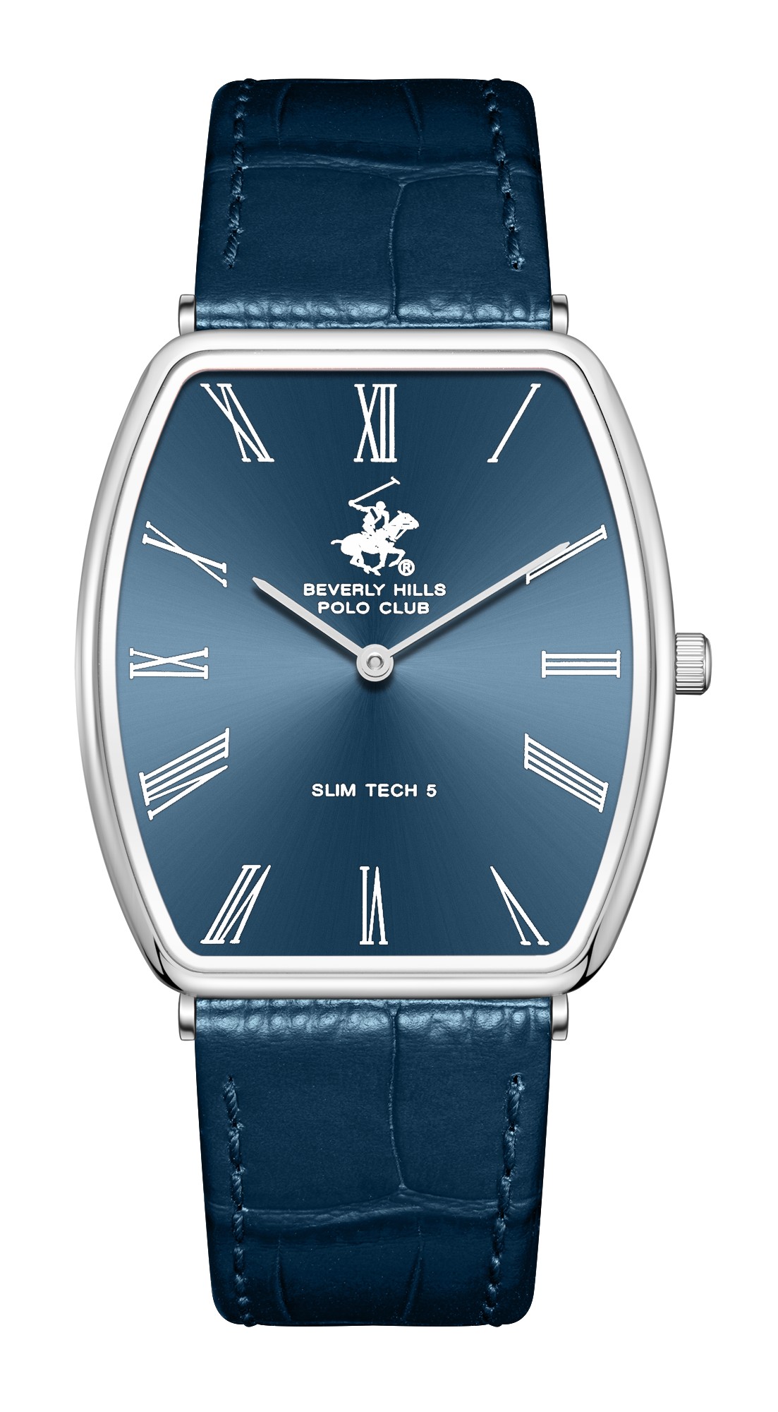 BEVERLY HILLS POLO CLUB   часы, кварцевый механизм, сталь, 34х45,75 мм