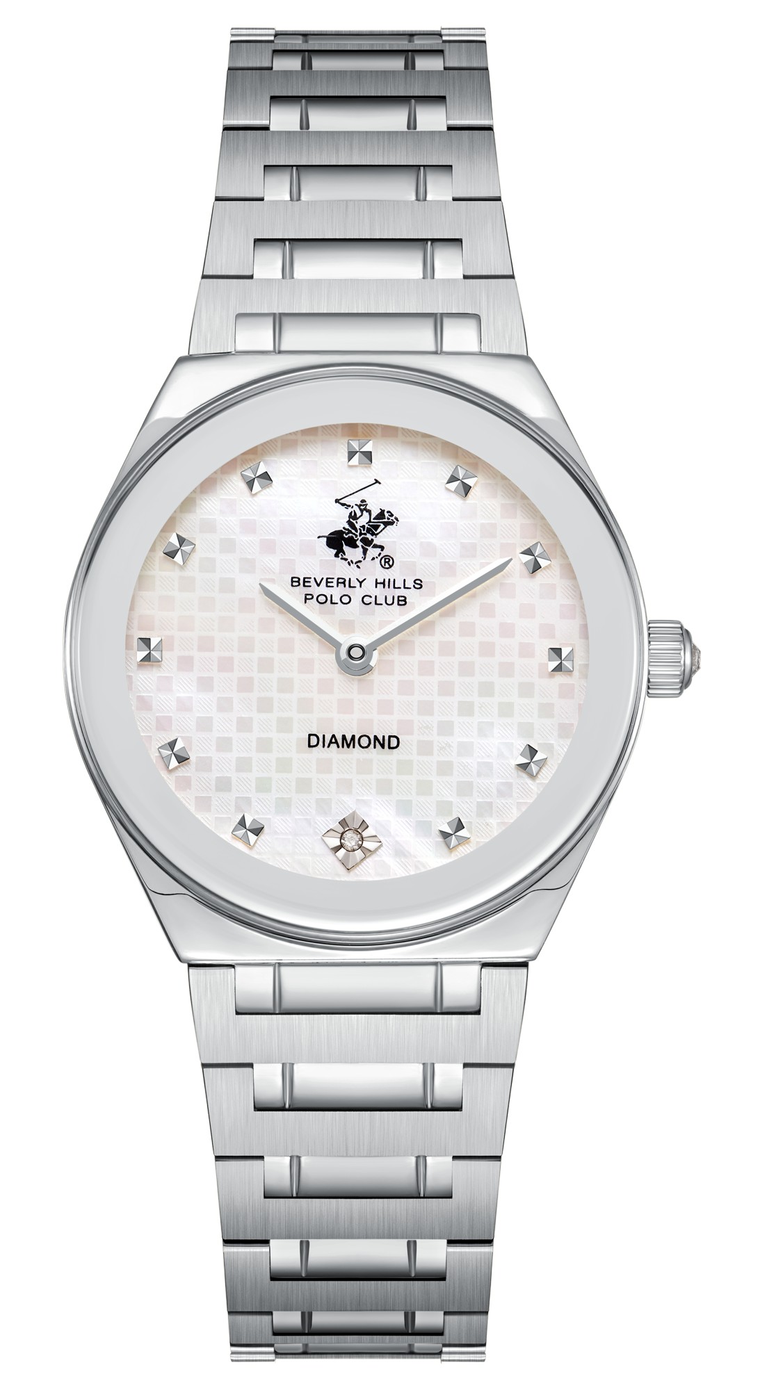 BEVERLY HILLS POLO CLUB   часы, кварцевый механизм, суперметалл, 28 мм