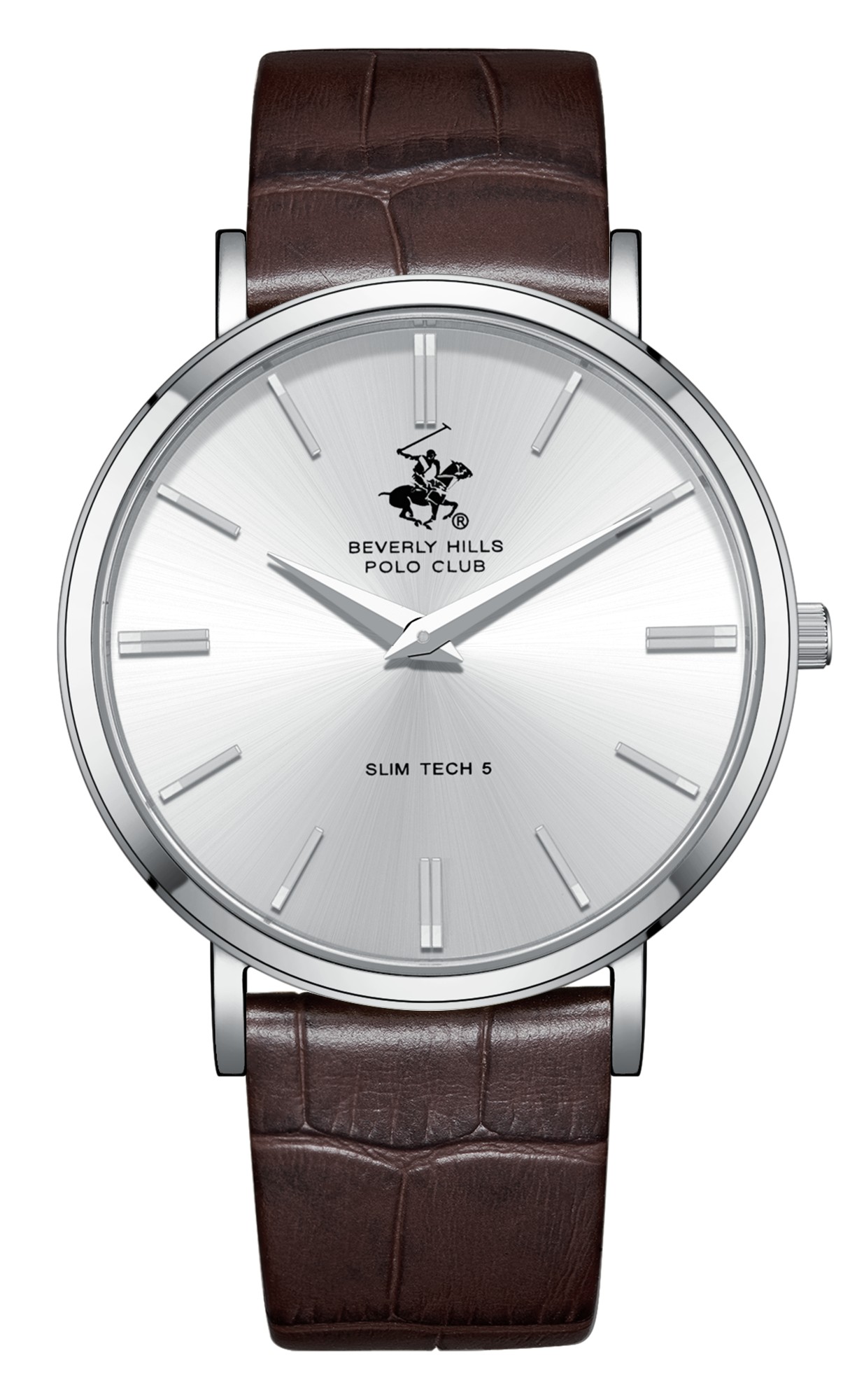 Часы BEVERLY HILLS POLO CLUB   часы, кварцевый механизм, сталь, 39,5 мм