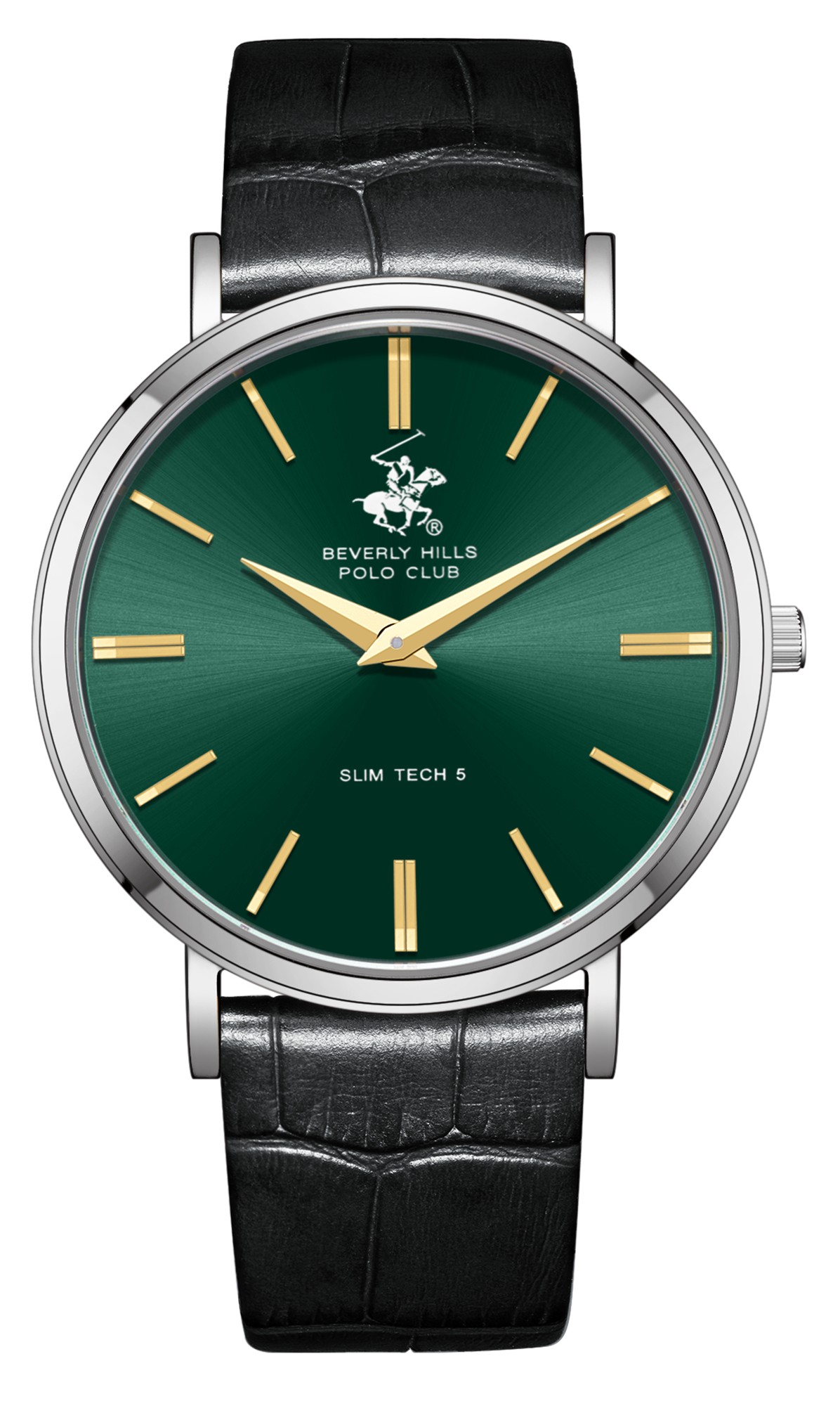 Часы BEVERLY HILLS POLO CLUB   часы, кварцевый механизм, сталь, 39,5 мм