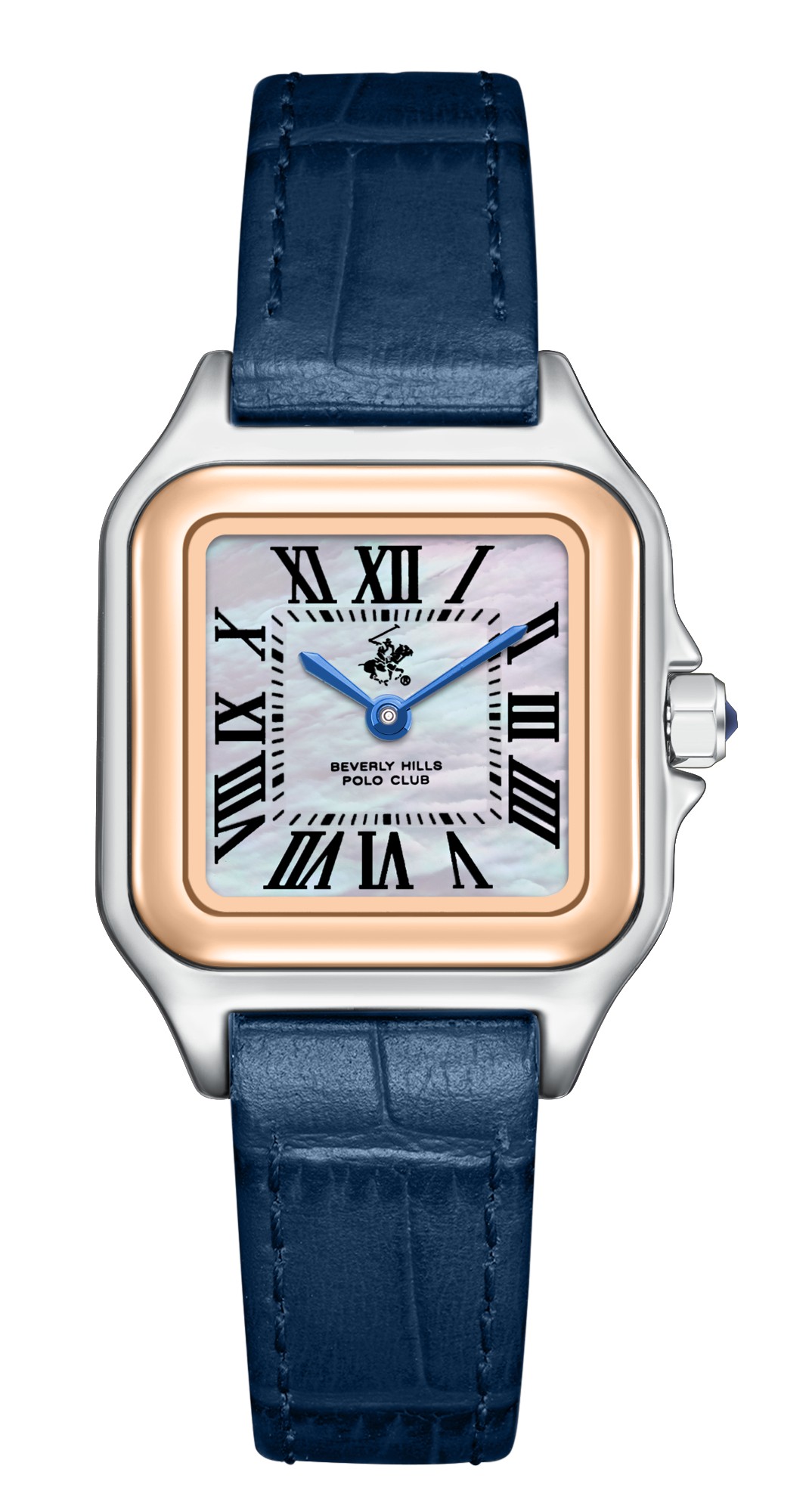 Часы BEVERLY HILLS POLO CLUB   часы, кварцевый механизм, сталь с покрытием, 27х35 мм