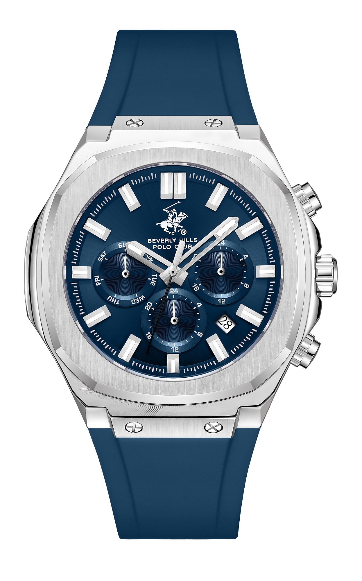 Часы BEVERLY HILLS POLO CLUB  BP3933X.399  часы, кварцевый механизм, сталь, 45,32х49,4 мм