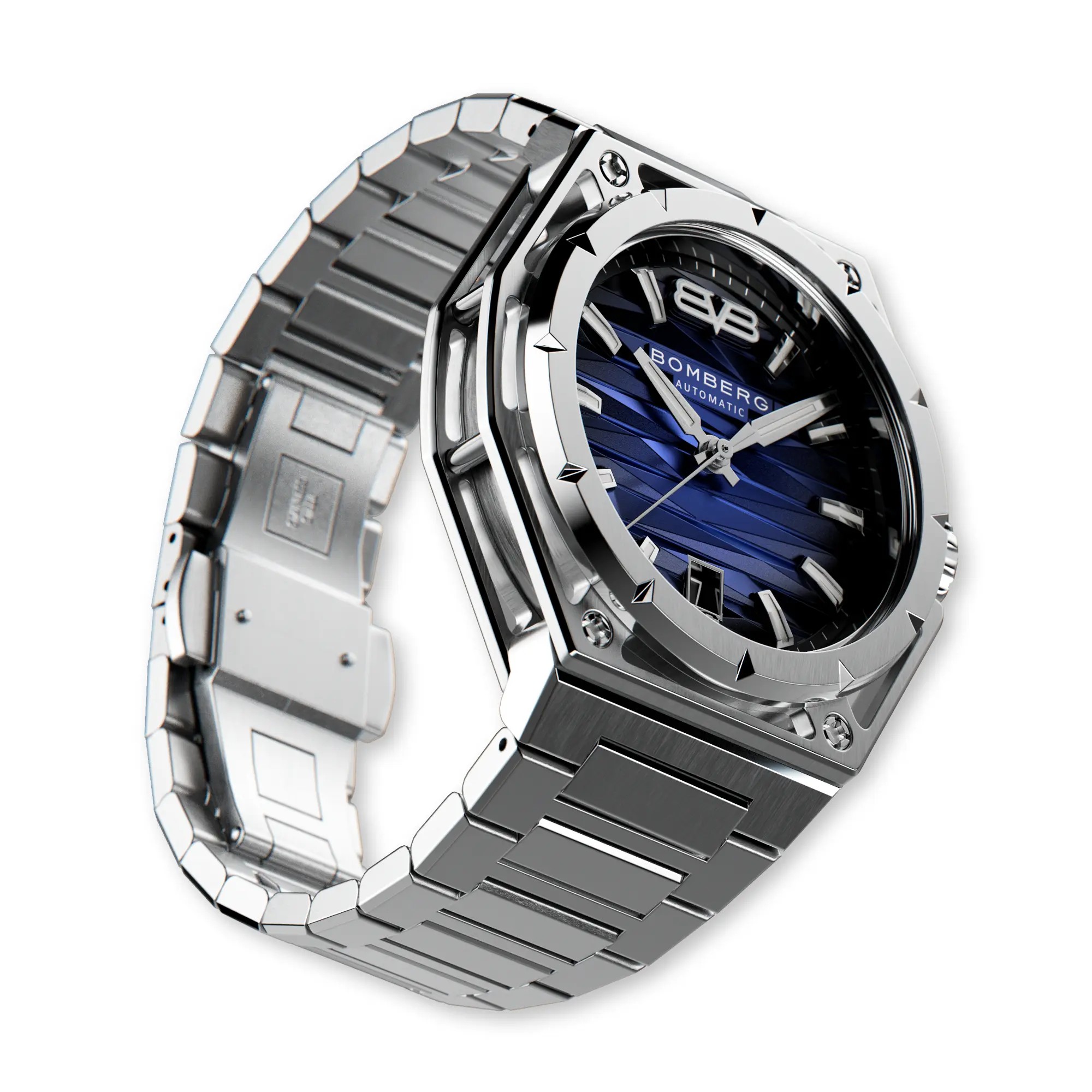 Bomberg  Мужские швейцарские часы, автоматический механизм, сталь, 42мм