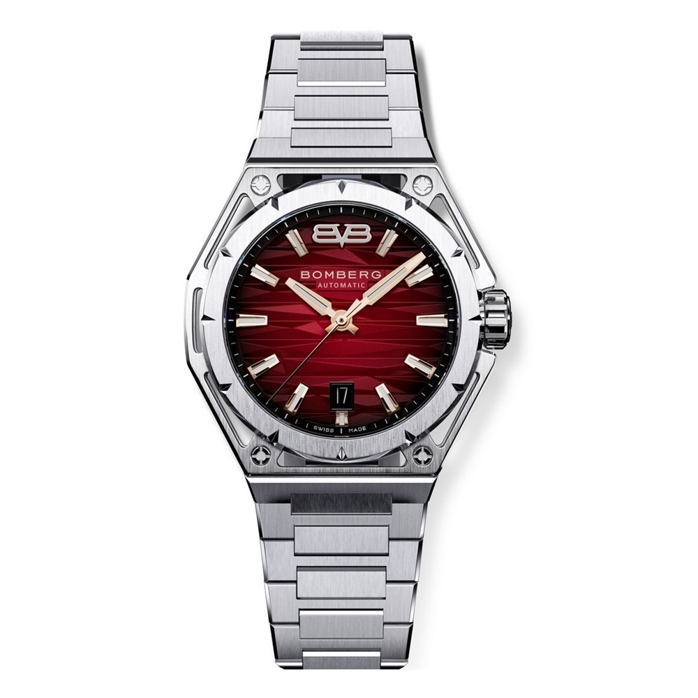 BOMBERG  Мужские швейцарские часы, автоматический механизм, сталь, 42мм
