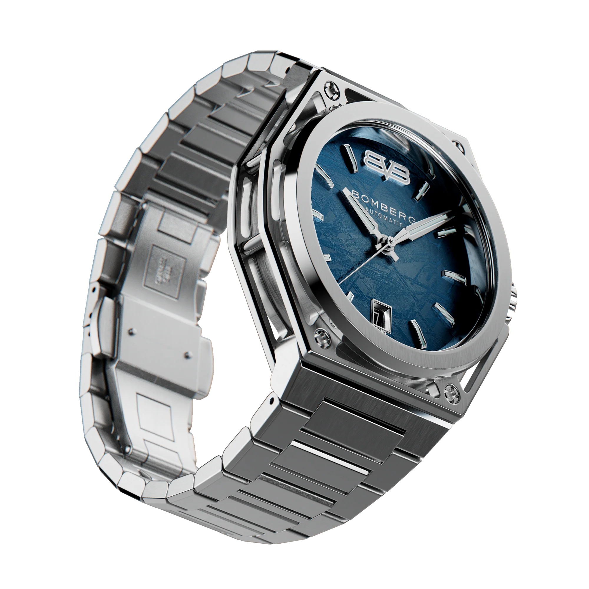 Bomberg  Мужские швейцарские часы, автоматический механизм, сталь, 42мм