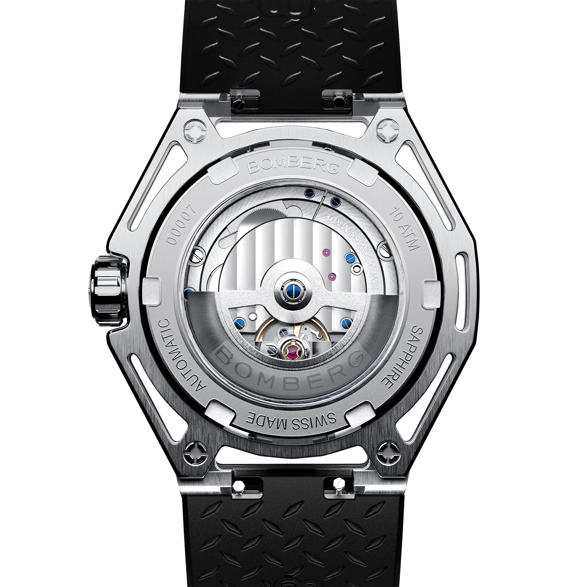 Bomberg  Мужские швейцарские часы, автоматический механизм, сталь, 42мм